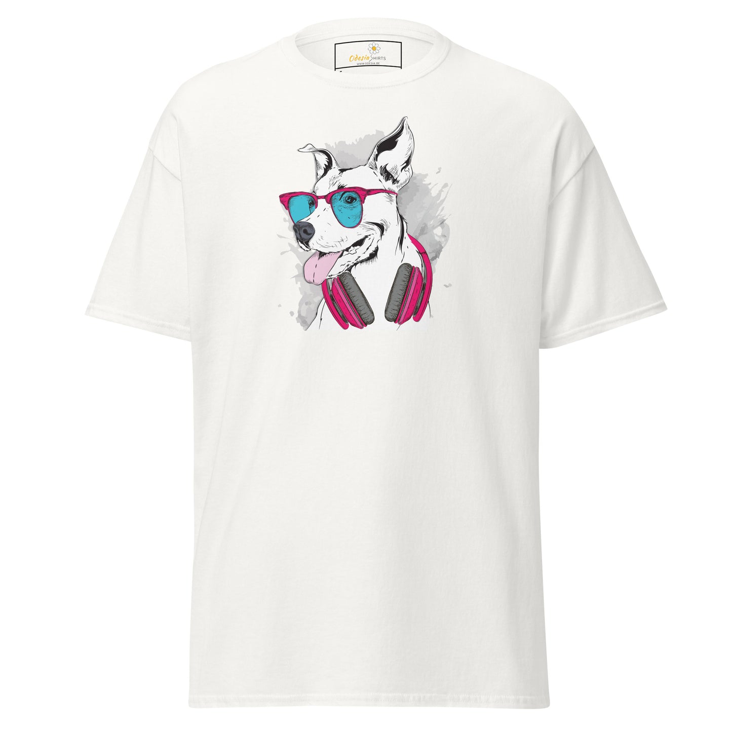 T-shirt classique unisexe - ANIMAUX MUSIQUE CHIEN - RÉGULIER
