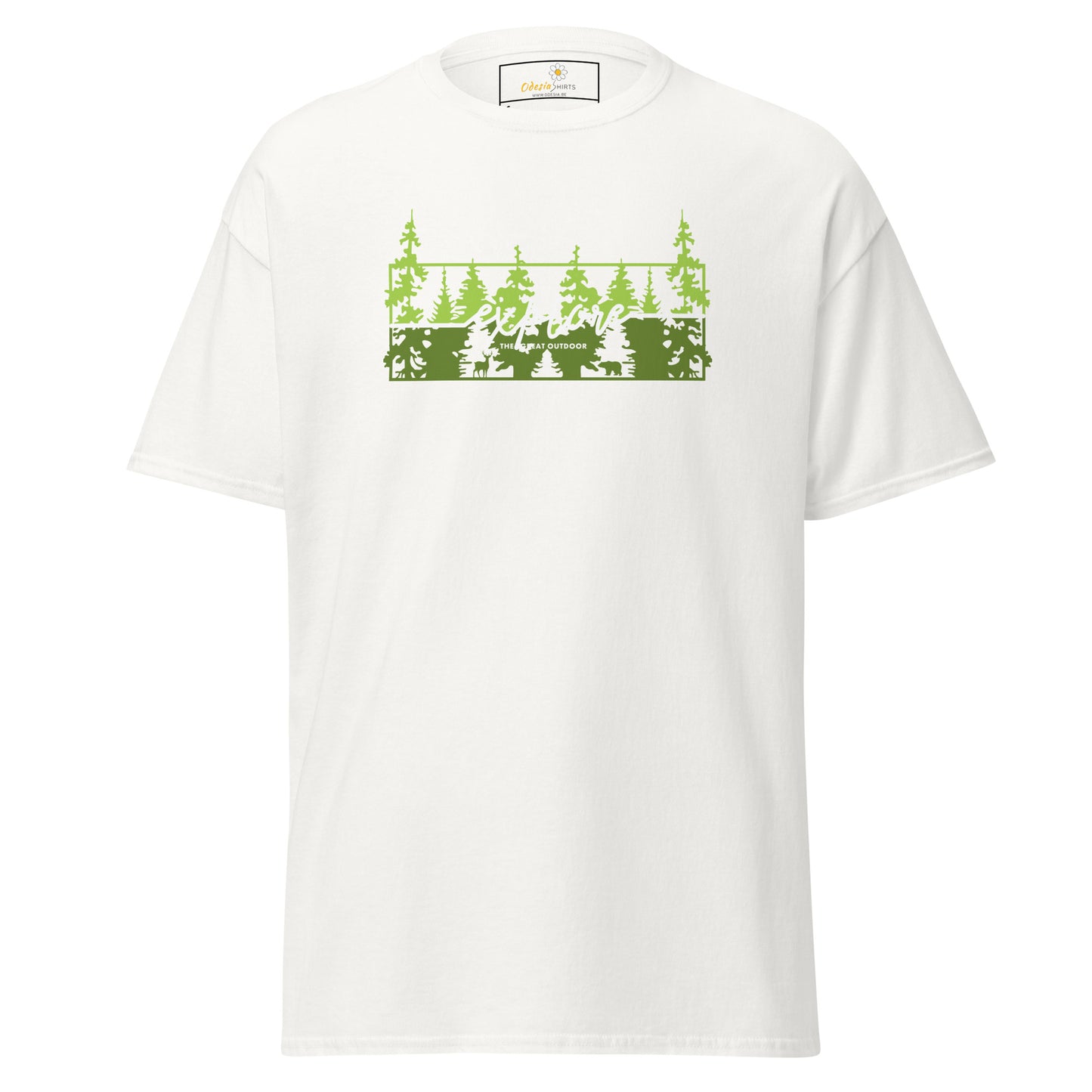 T-shirt classique unisexe - AVENTURE EXPLORE TREES - REGULAR