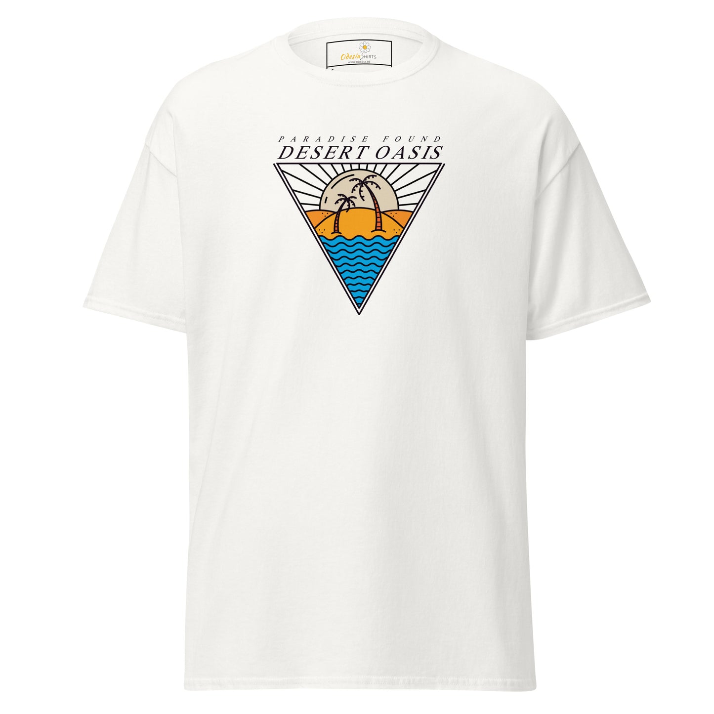 Heren klassiek t-shirt - SUMMER DESERT OASIS - REGULAR