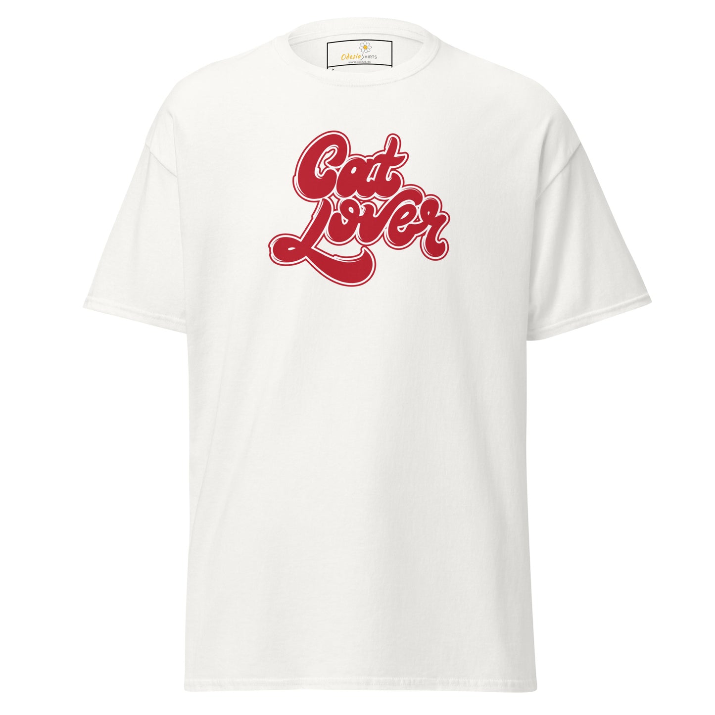 Unisex classic t-shirt - ANIMALS TEXT CAT LOVER - REGULAR
