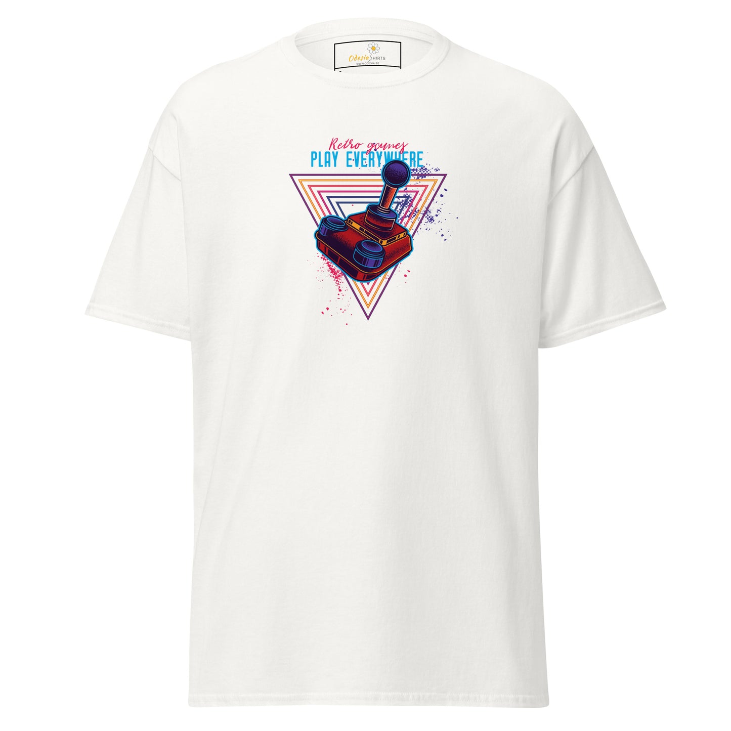 Unisex classic t-shirt - GAMERS PLAY EVERYWHERE JOYSTICK - REGULAR