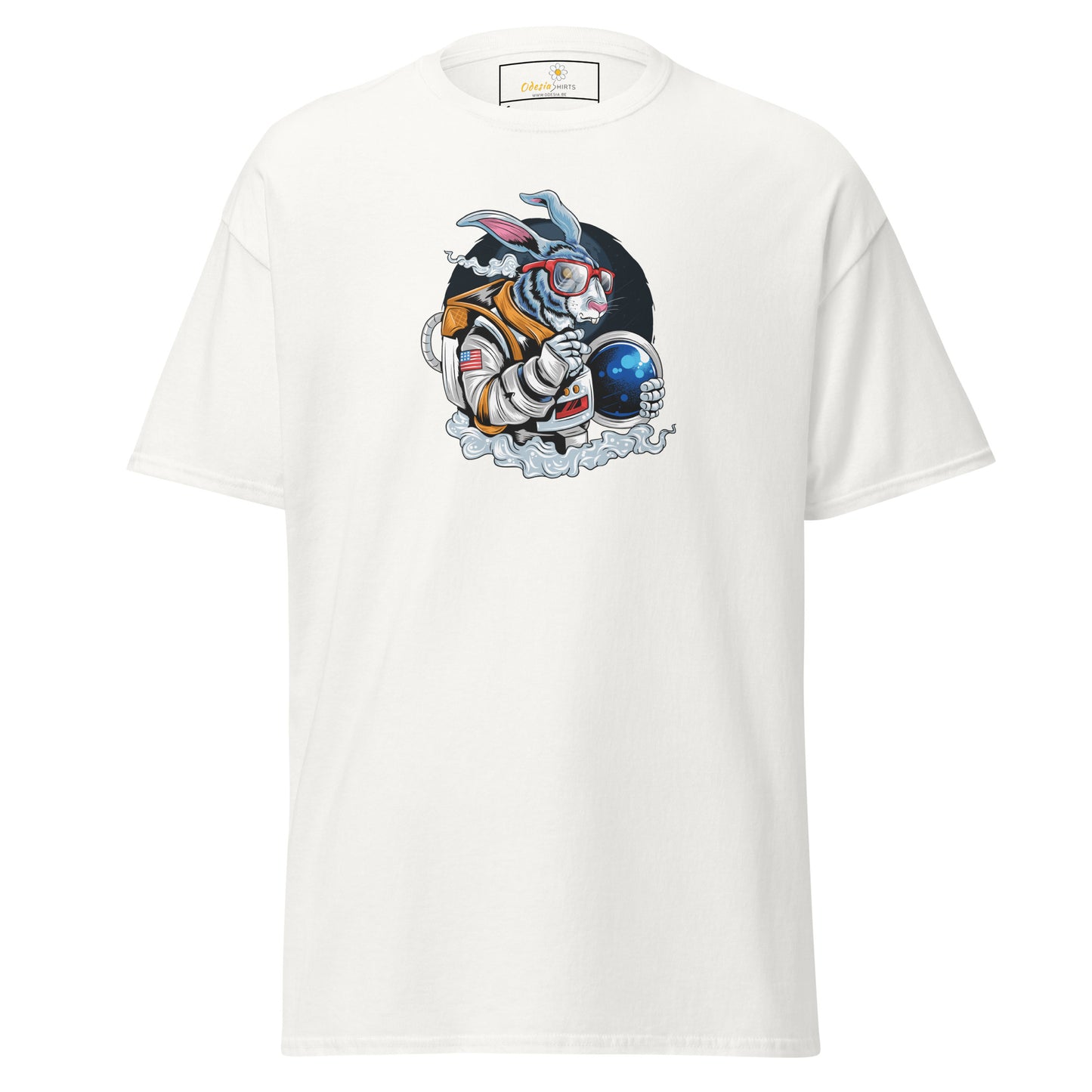 T-shirt classique unisexe - LAPIN ASTRONAUTE - RÉGULIER