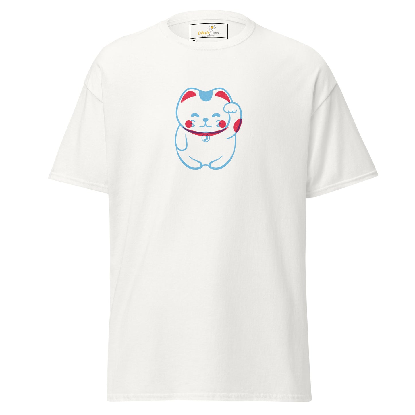 Unisex classic t-shirt - ANIMALS SPIRITUAL LUCKY CAT 1 - BIG