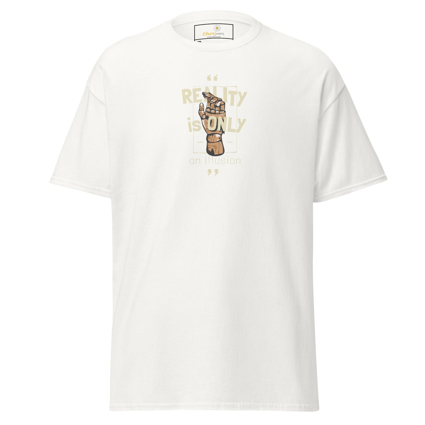 Unisex classic t-shirt - MYSTIC REALITY IS ONLY AN ILLUSION - BIG