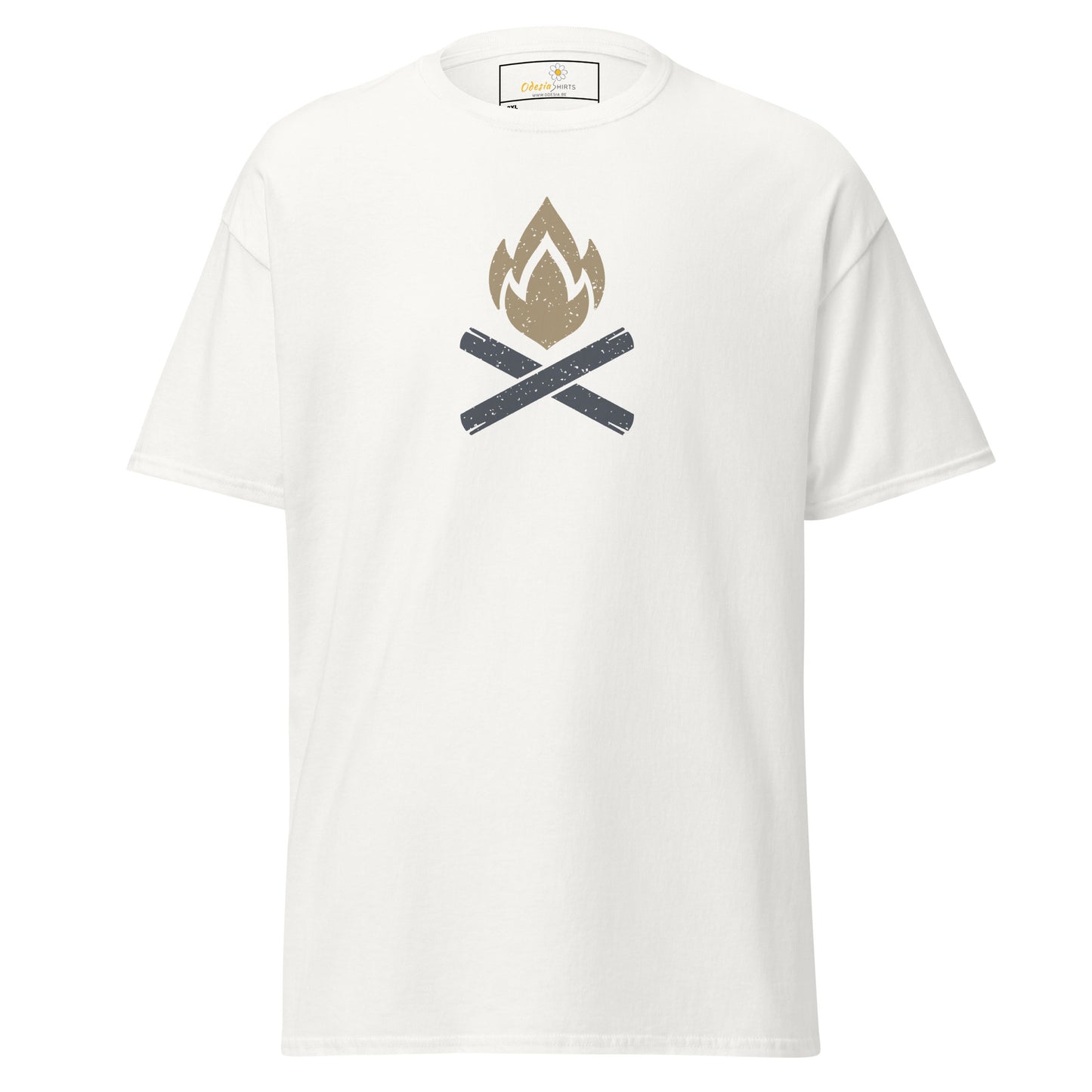 Unisex classic t-shirt - ADVENTURE CAMP FIRE - BIG