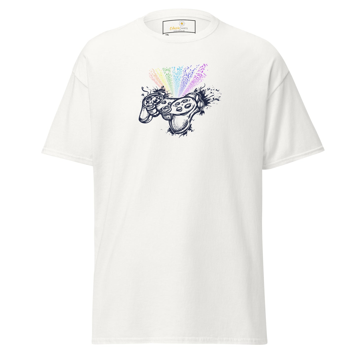 Unisex classic t-shirt - GAMERS COLORFUL CONTROLLER - BIG