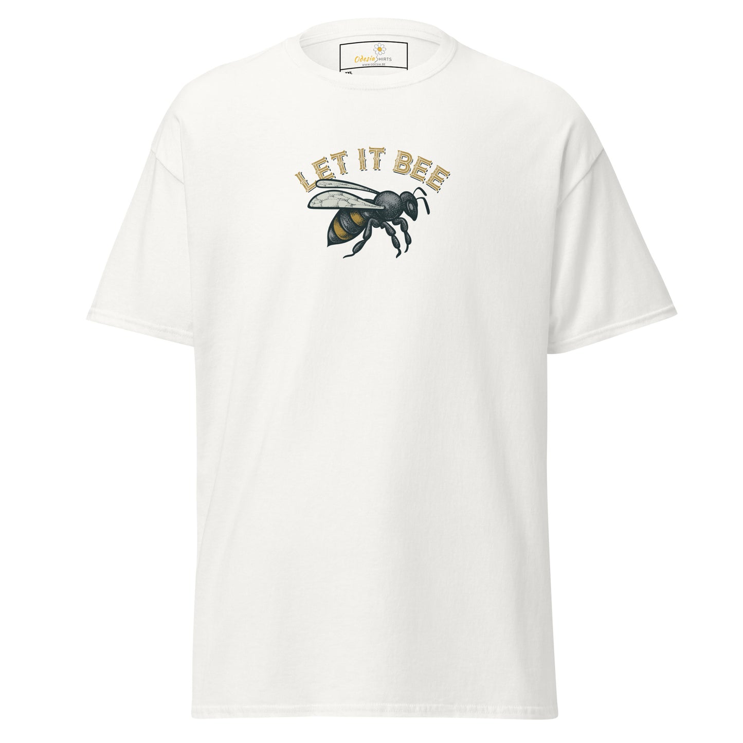 T-shirt classique unisexe - ANIMAUX ECOLO FUN LET IT BEE - GRAND