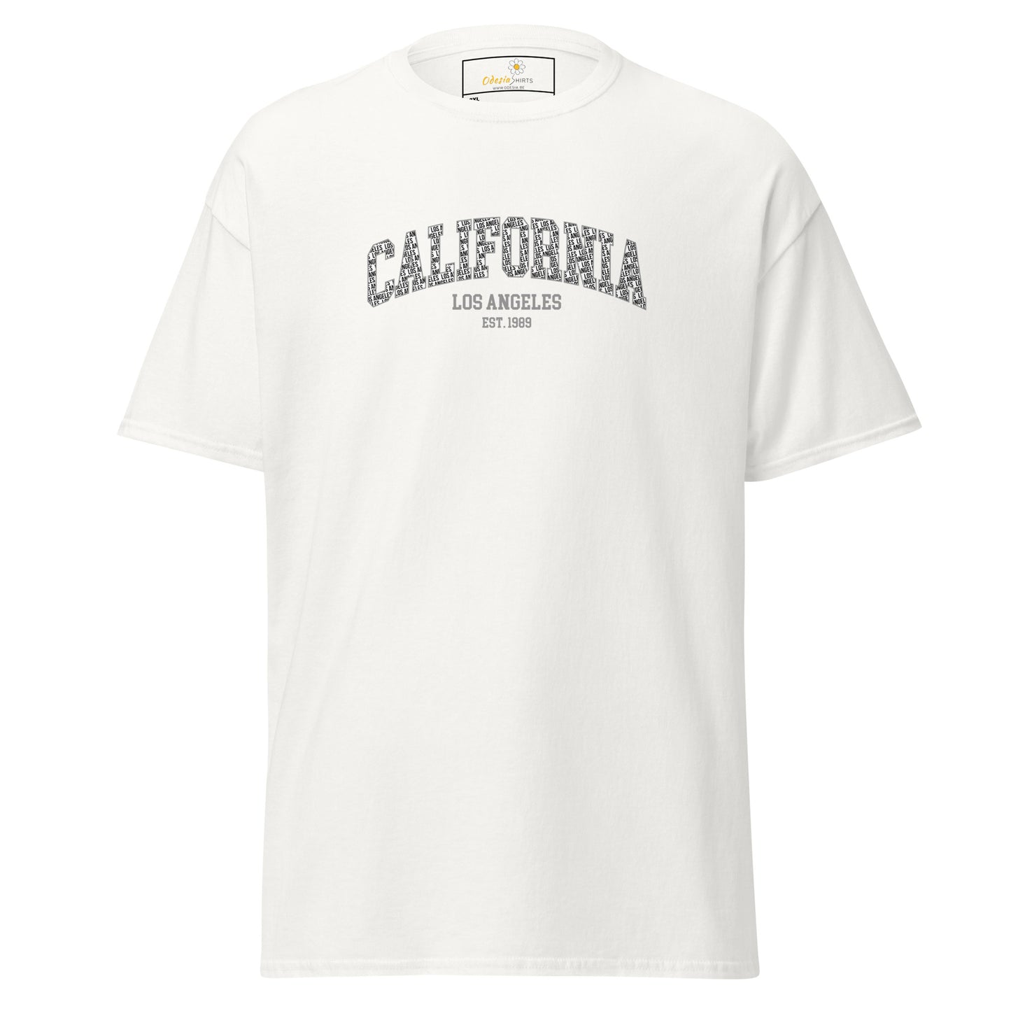 Klassiek T-shirt voor heren - TEXT CALIFORNIA MORE - GROOT