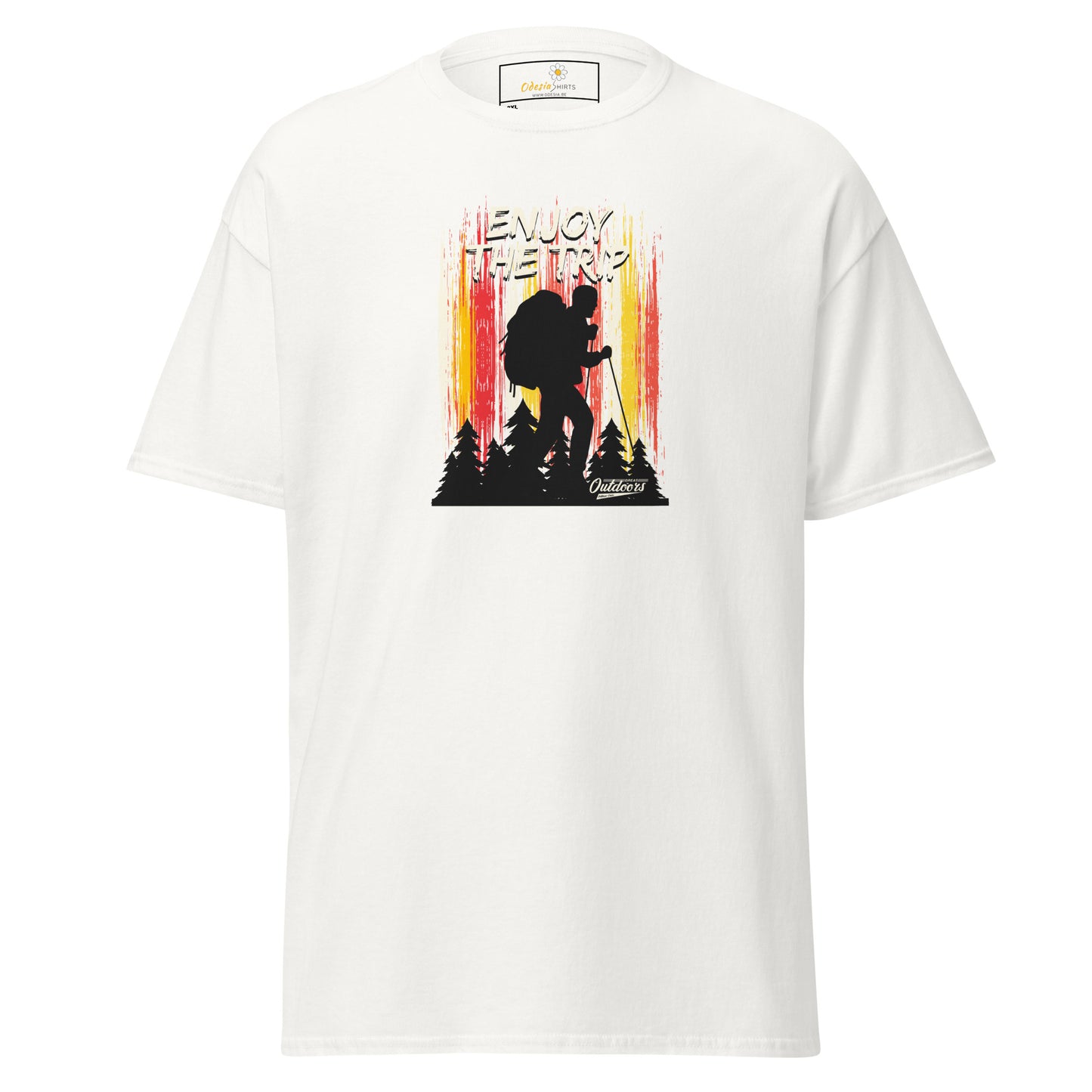 Unisex classic t-shirt - ADVENTURE ENJOY THE TRIP - BIG