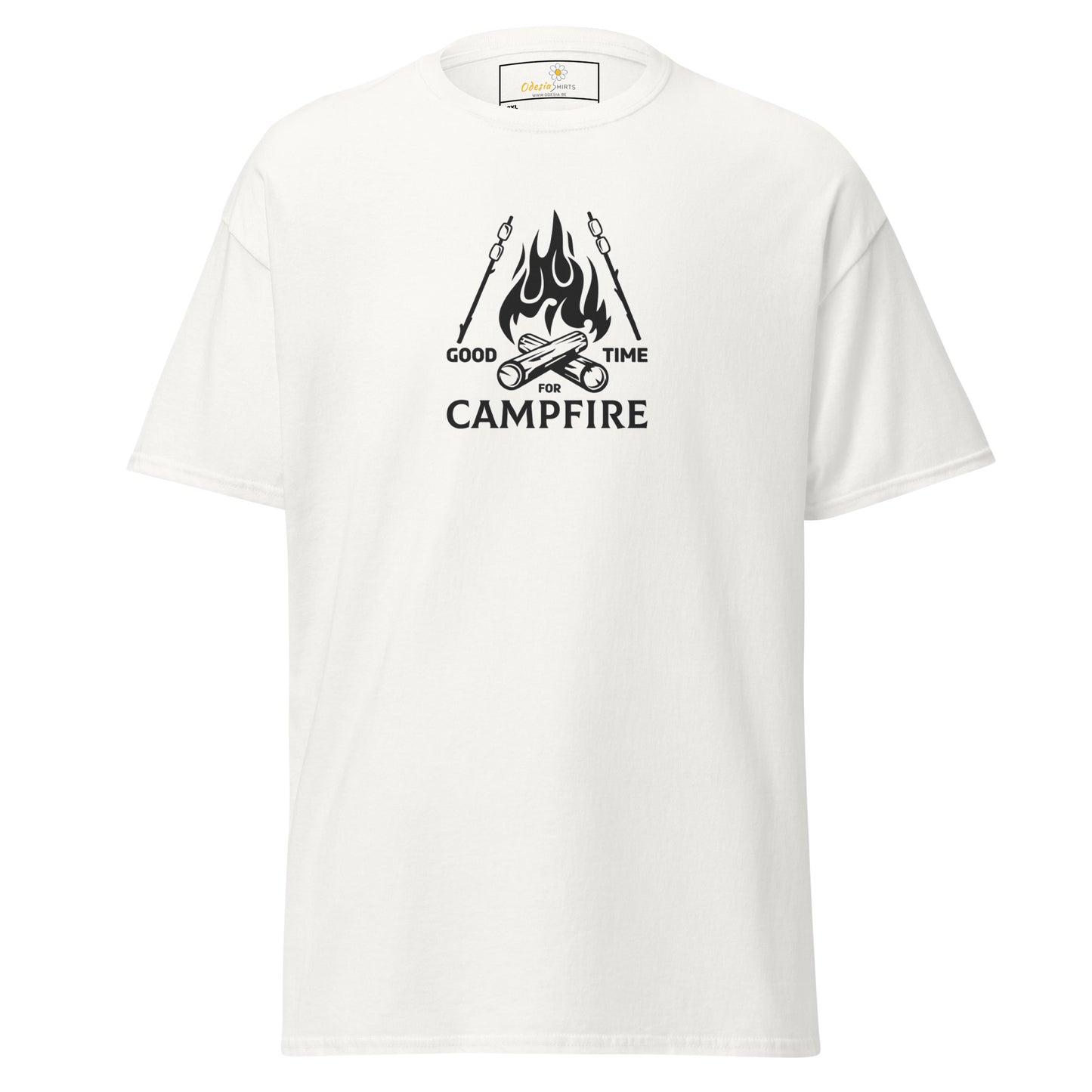 Unisex classic t-shirt - ADVENTURE GOOD TIMES CAMPFIRE - BIG