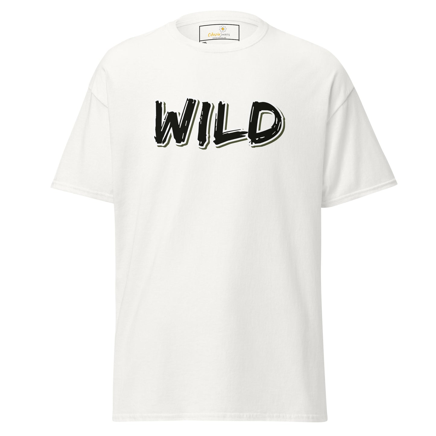 T-shirt classique pour homme - TEXT WILD - BIG