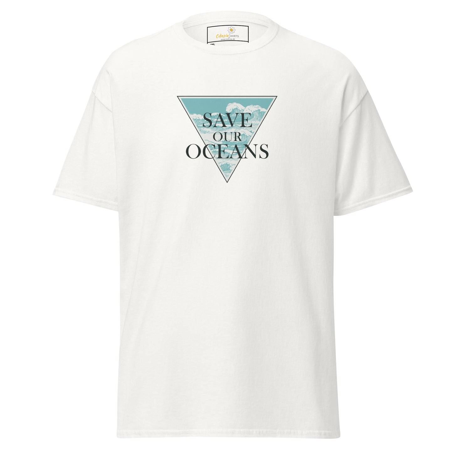 Unisex classic t-shirt - ECOLOGY SAVE OUR OCEANS - BIG