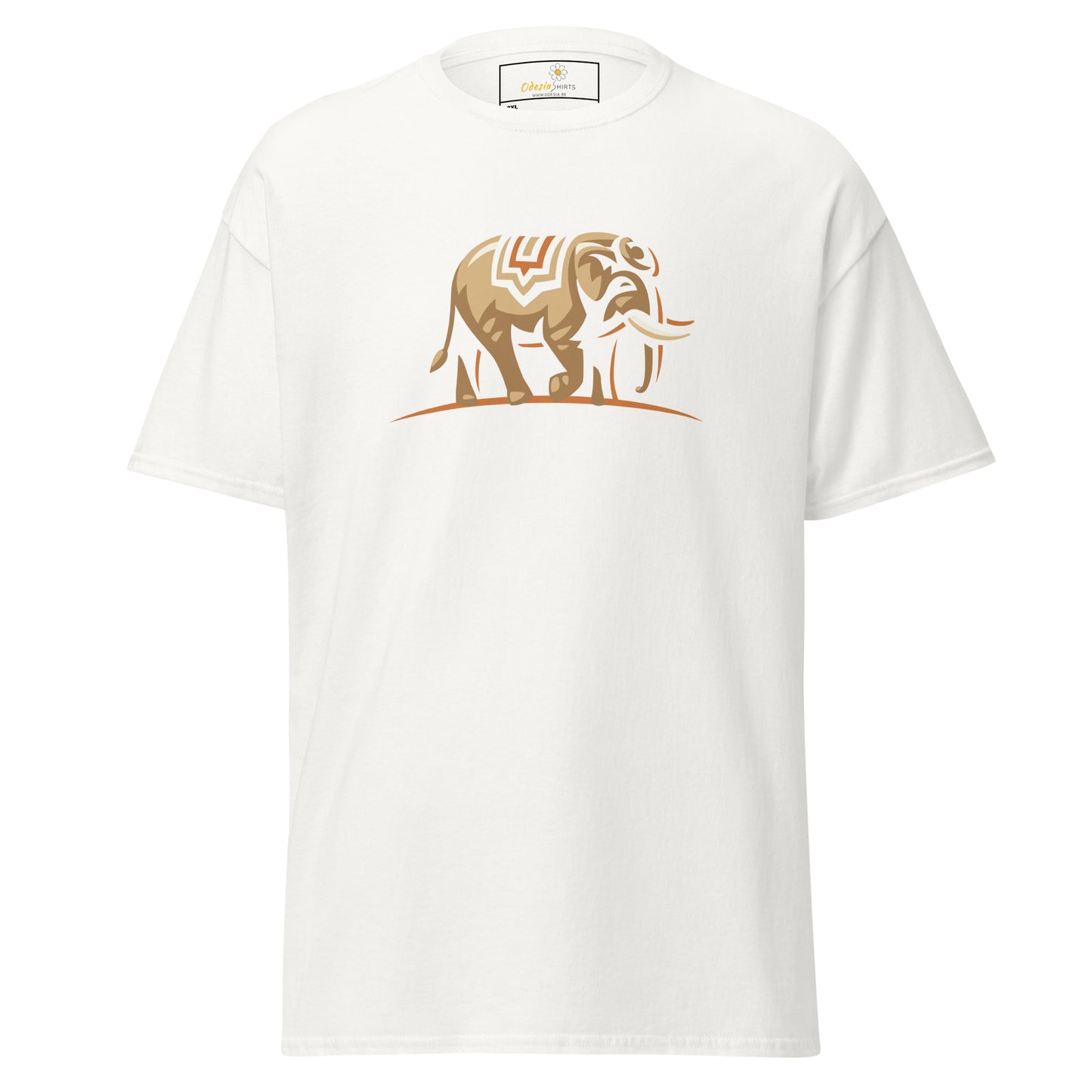 T-shirt classique pour homme - ÉLÉPHANT INDIEN FAUNE - GRAND