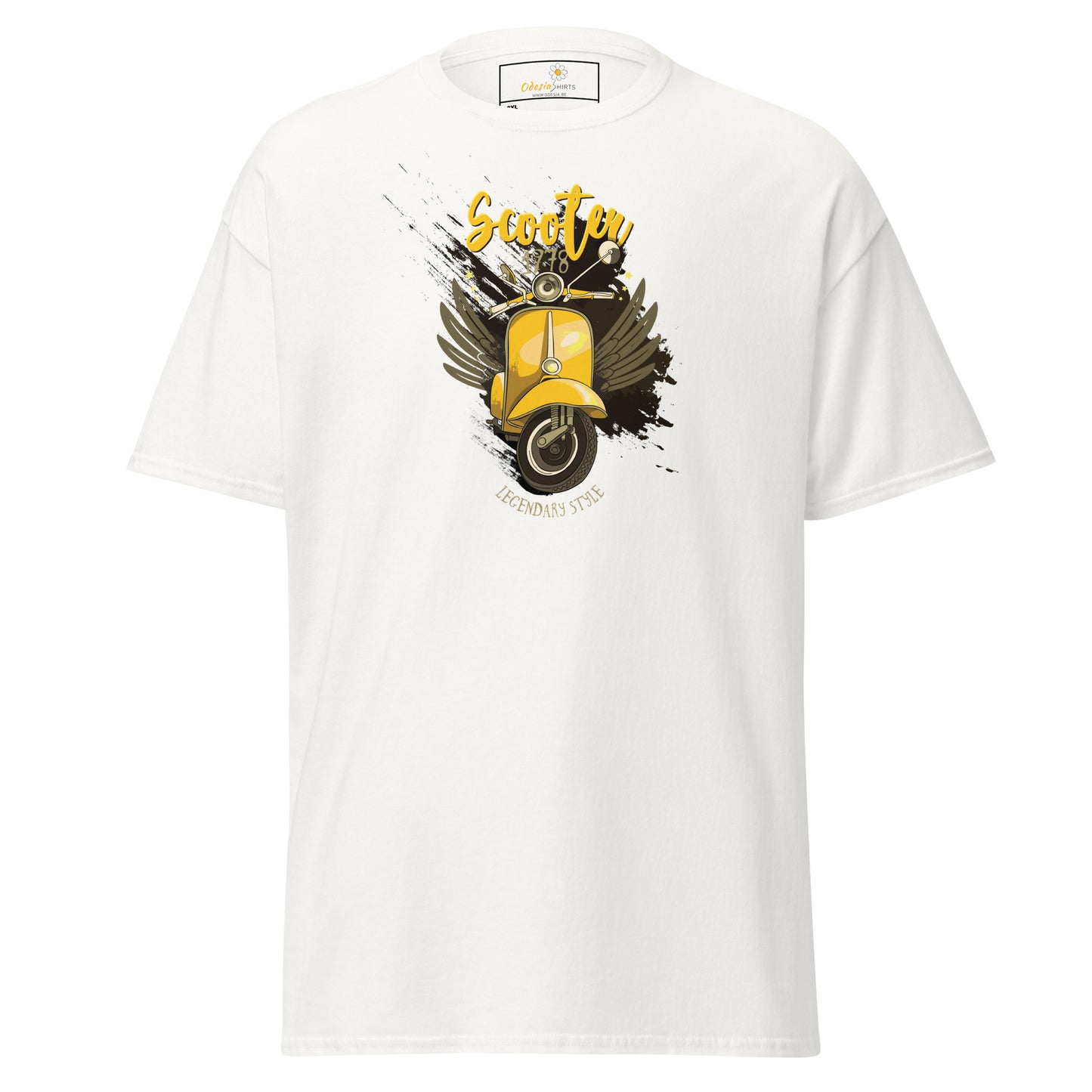 T-shirt classique homme - VINTAGE SCOOTER 1978 - GRAND