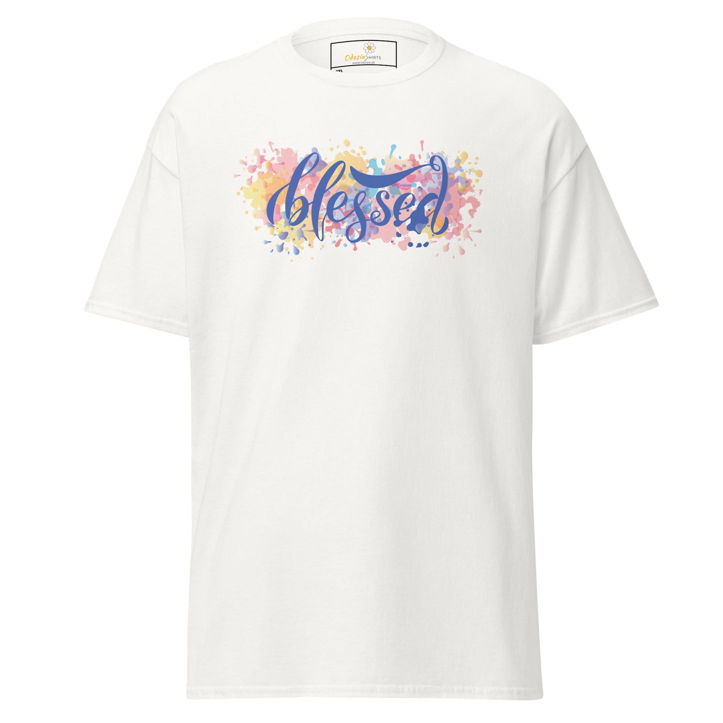 T-shirts classiques pour hommes - Texte Spirituel béni - Grand