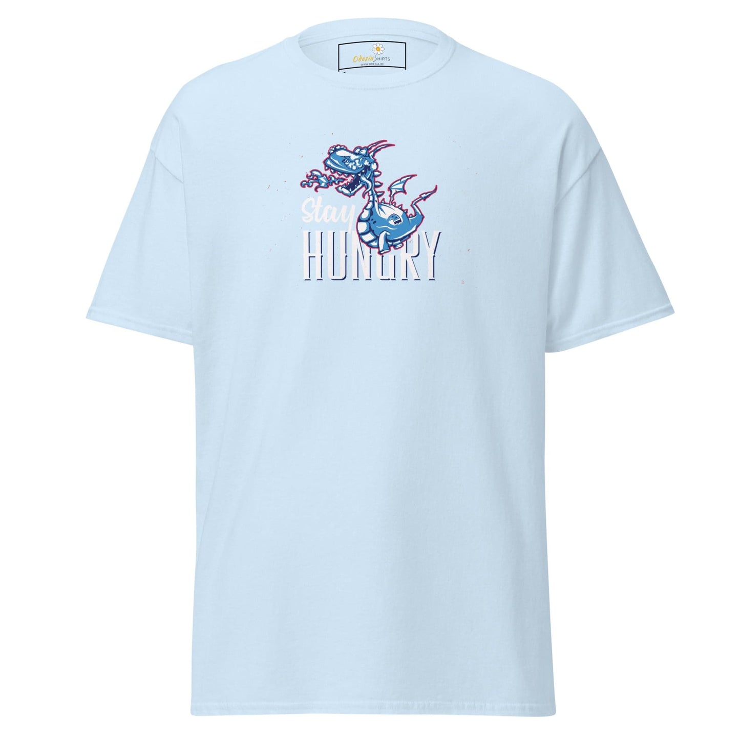 Unisex classic t-shirt - FUN STAY HUNGRY - REGULAR - Light Blue / S