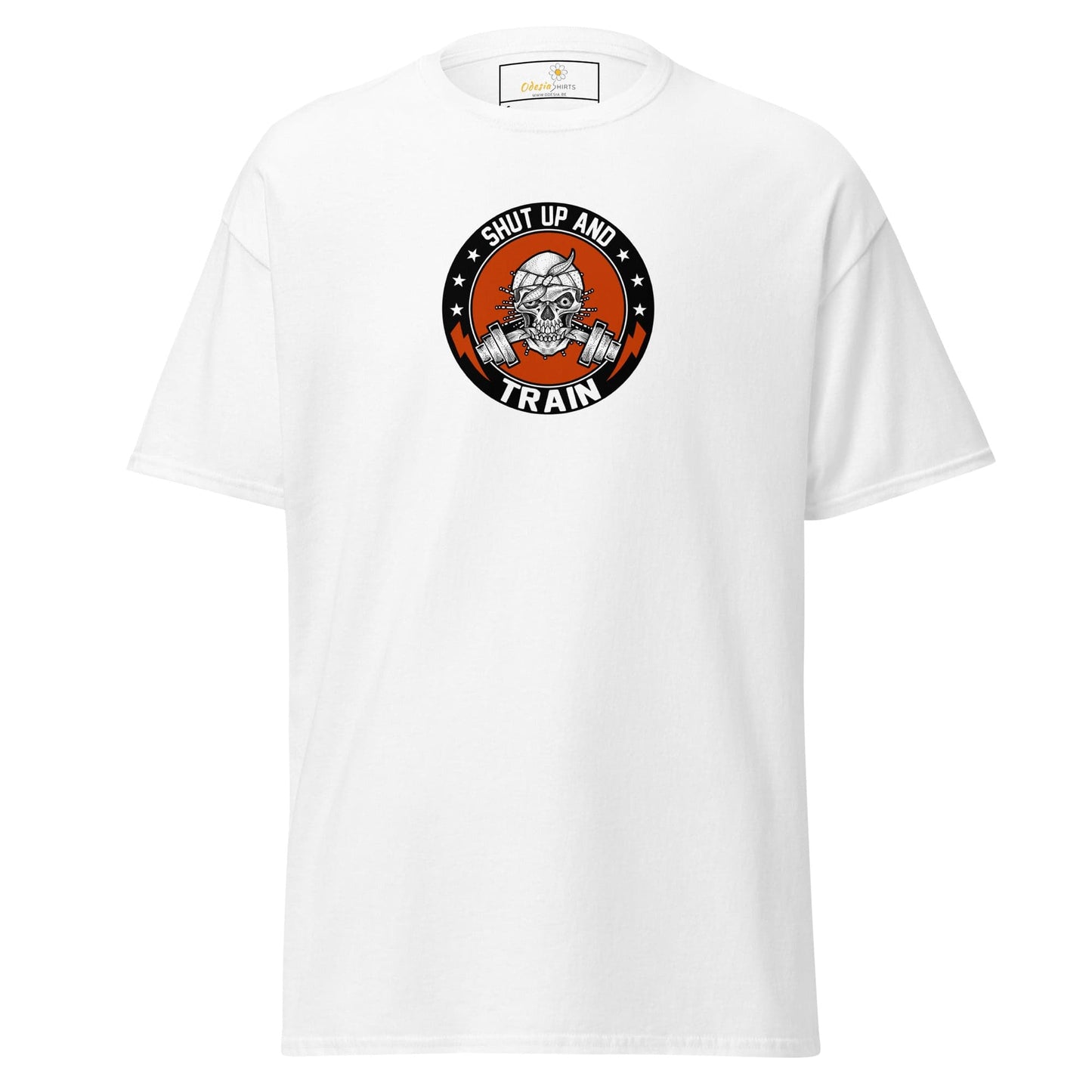 Unisex classic tee - SPORT SHUT UP AND TRAIN - REGULAR - White / S