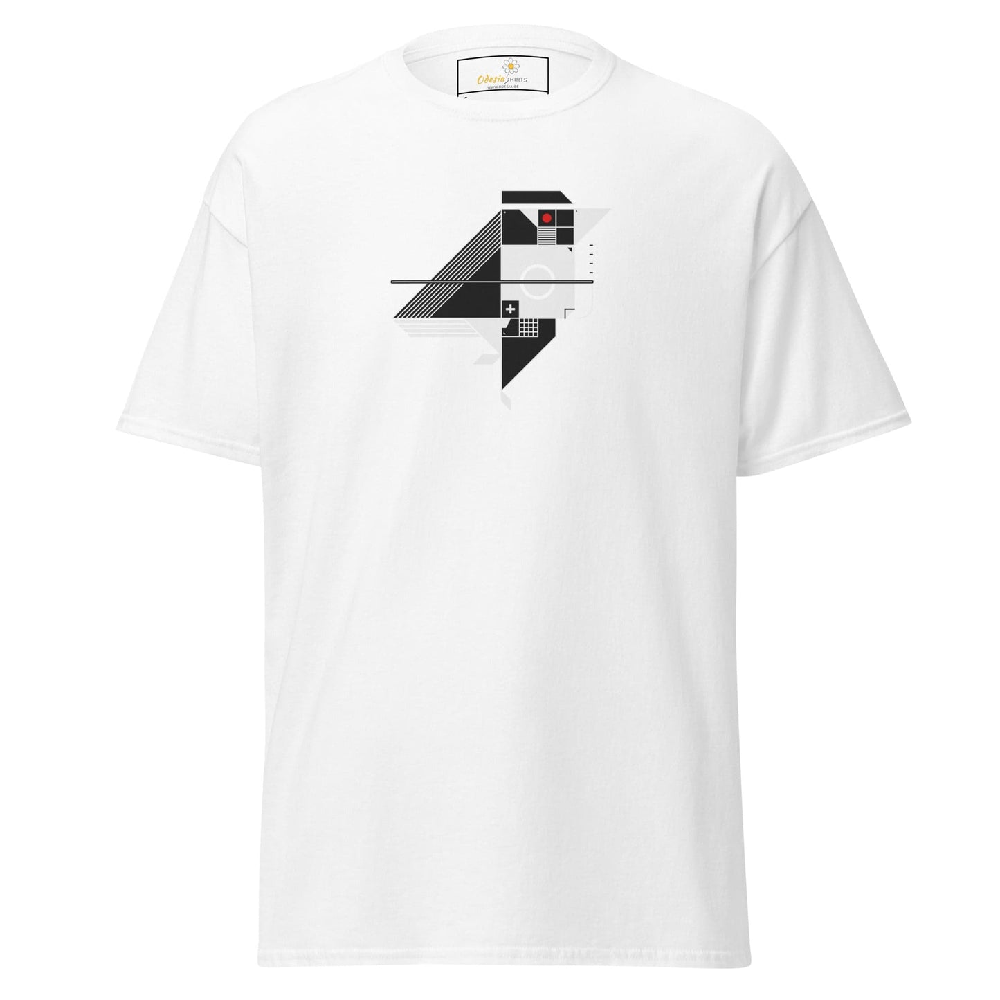 Unisex classic tee - ABSTRACT BIRD - REGULAR - White / S