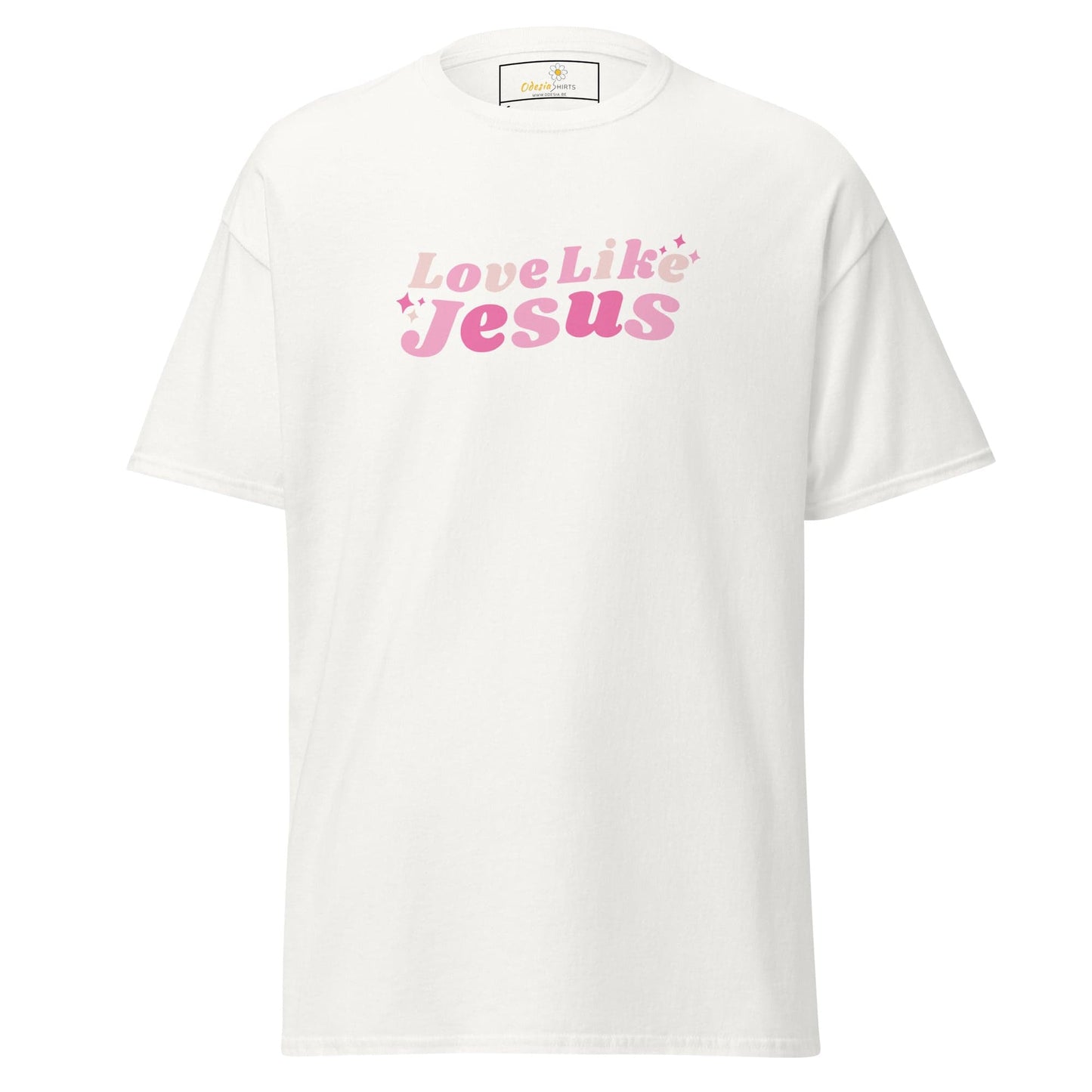 Unisex classic t-shirt - SPIRITUAL LOVE LIKE JESUS - REGULAR - White / S