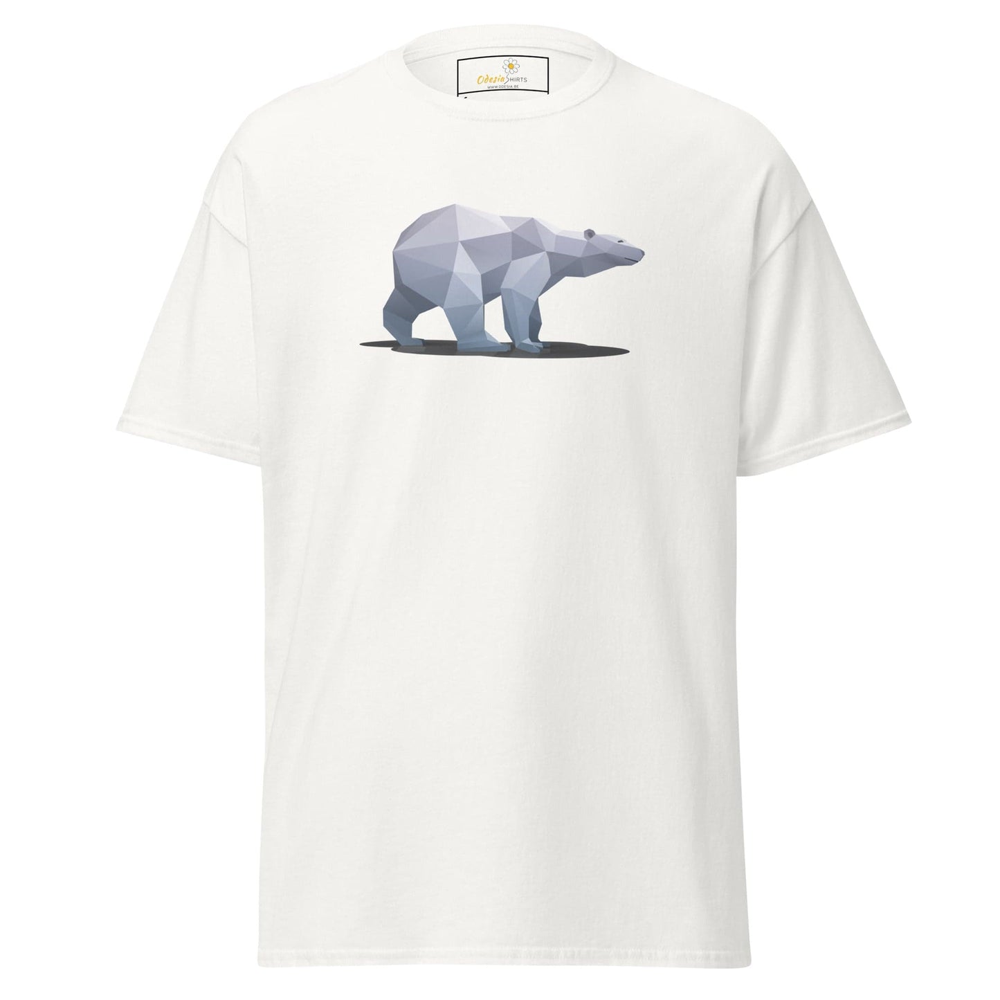 Unisex classic t-shirt - WILD LIFE ICE BEAR - REGULAR - White / S