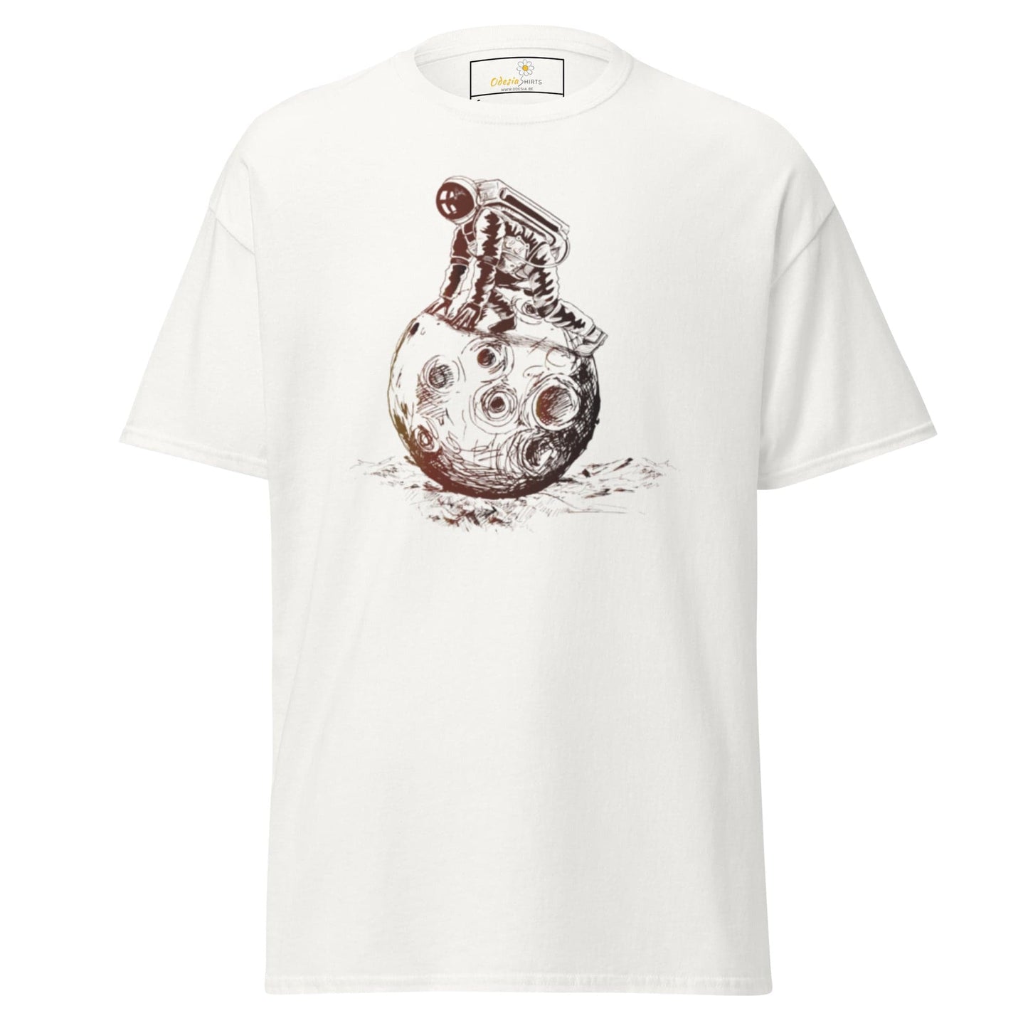 Unisex classic t-shirt - ASTRONAUT PLAYING SPACE - REGULAR - White / S