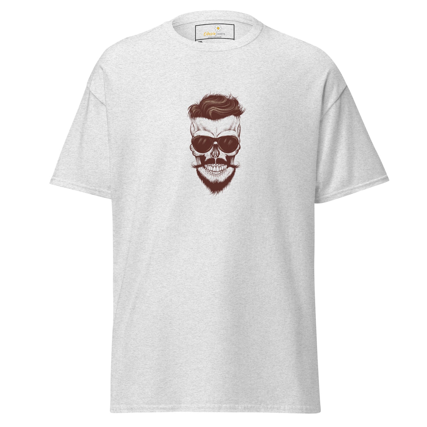 Unisex classic t-shirt - SKULL HIPSTER - BIG