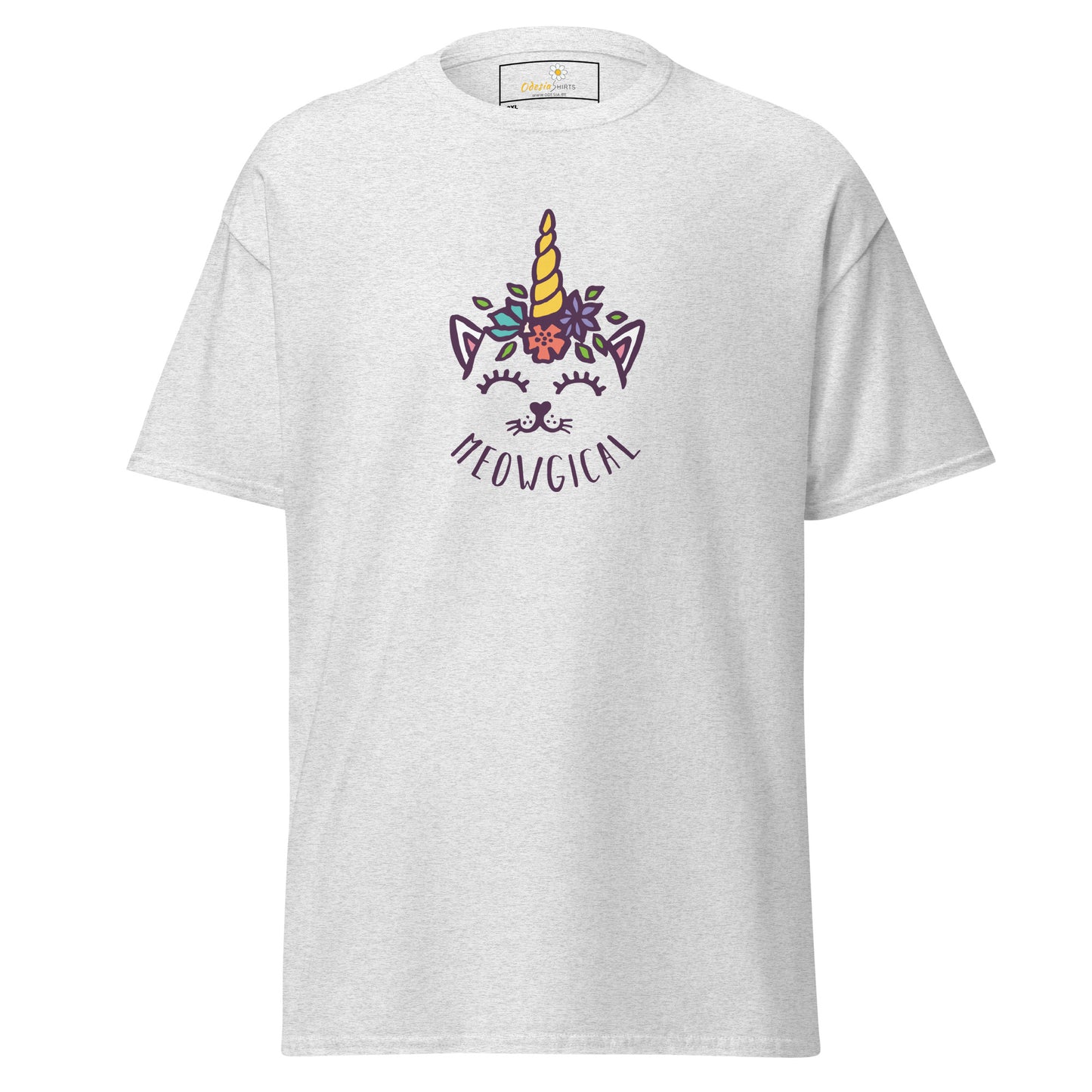Unisex klassiek t-shirt - ANIMALS CAT MAGICAL - GROOT
