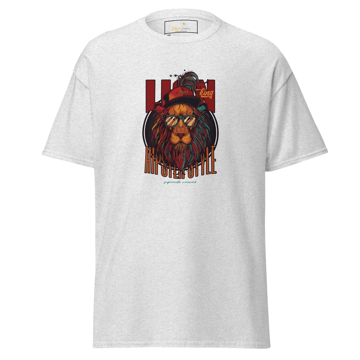 T-shirt classique unisexe - ANIMAUX LION - GRAND