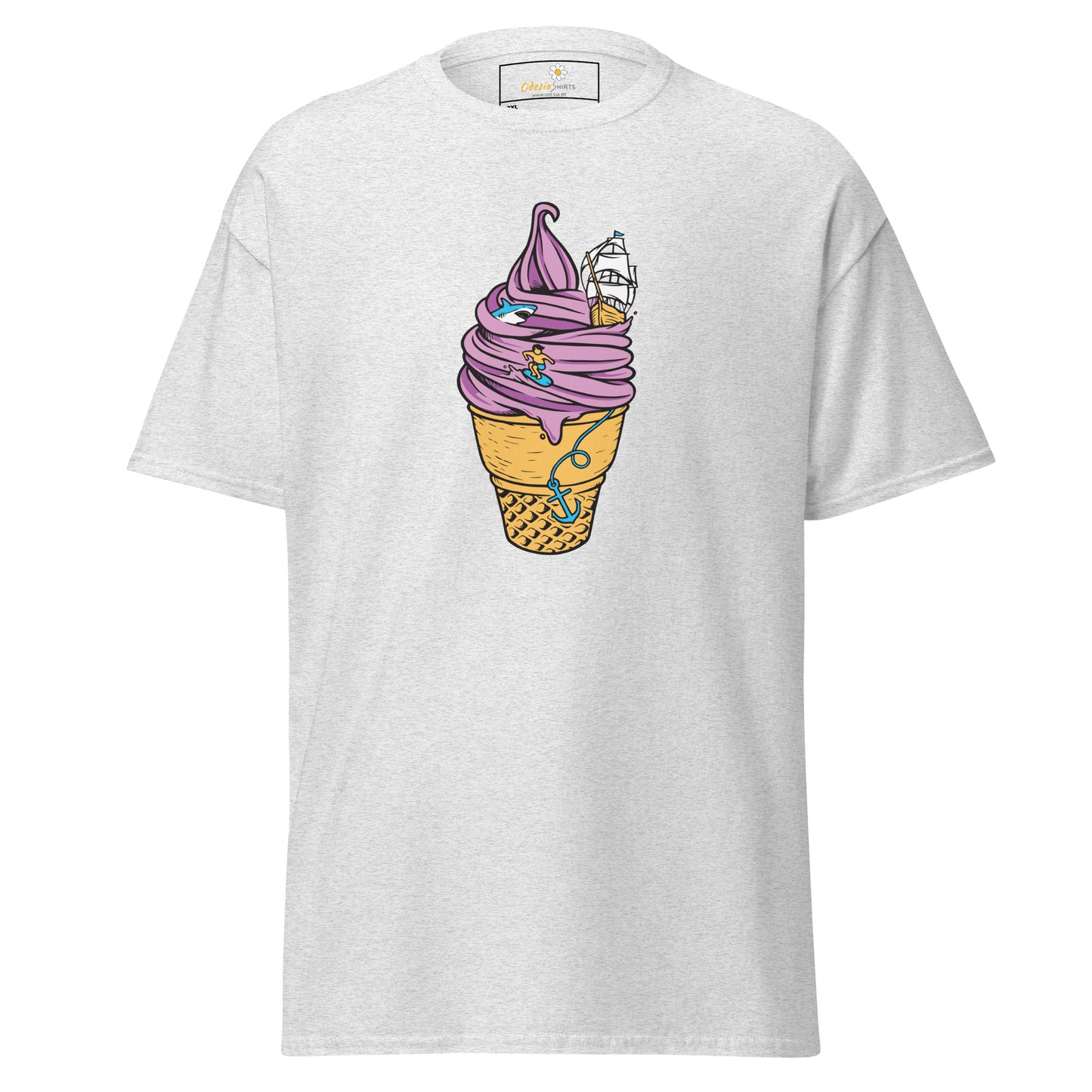 Unisex classic t-shirt - FUN SAILING ICE CREAM - BIG
