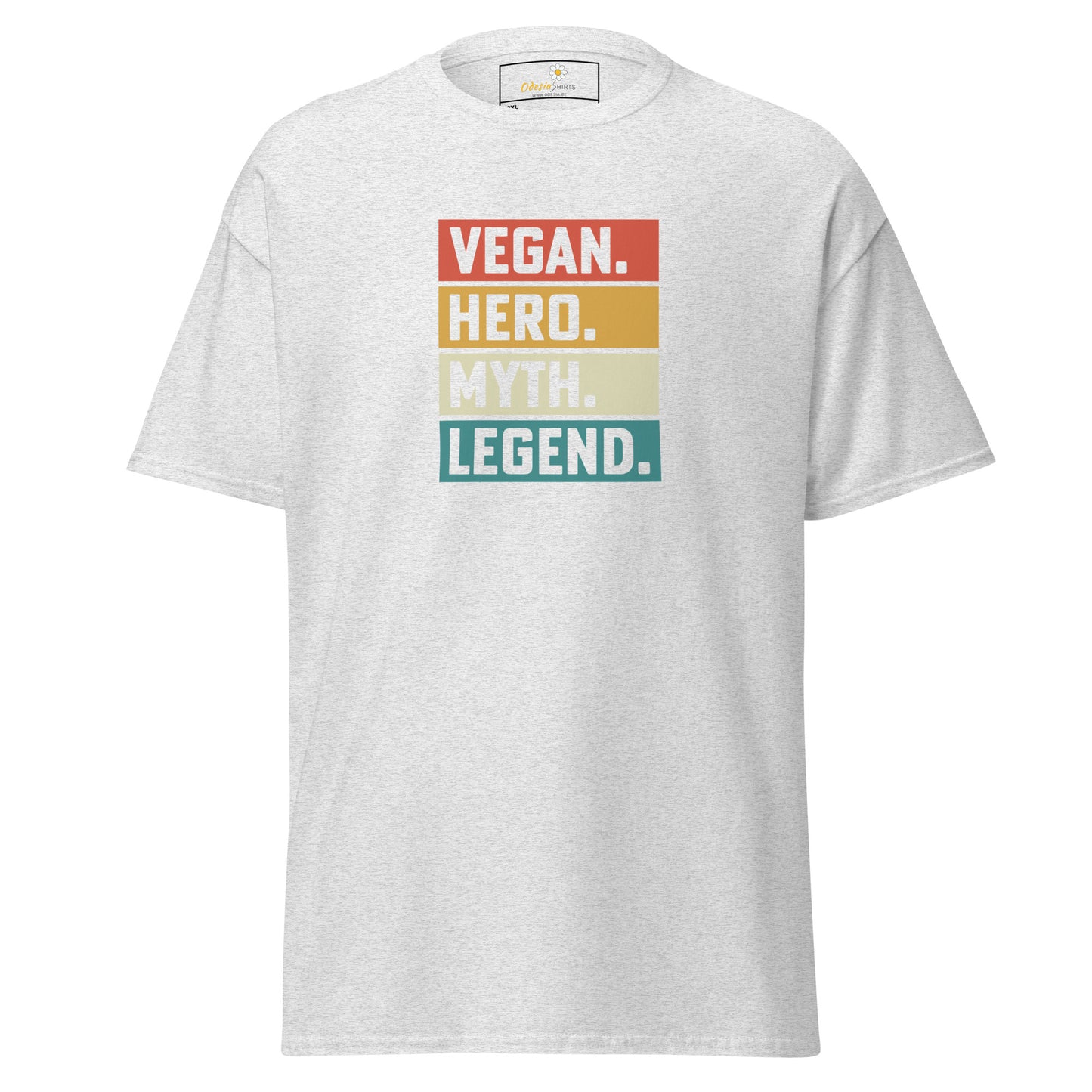T-shirt classique unisexe - ECOVEG VEGAN HERO LEGEND - GRAND