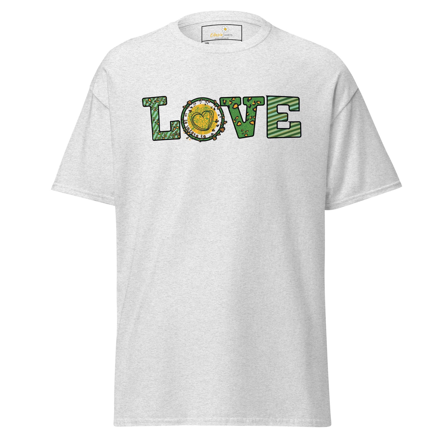 Unisex classic t-shirt - TEXT LOVE - BIG
