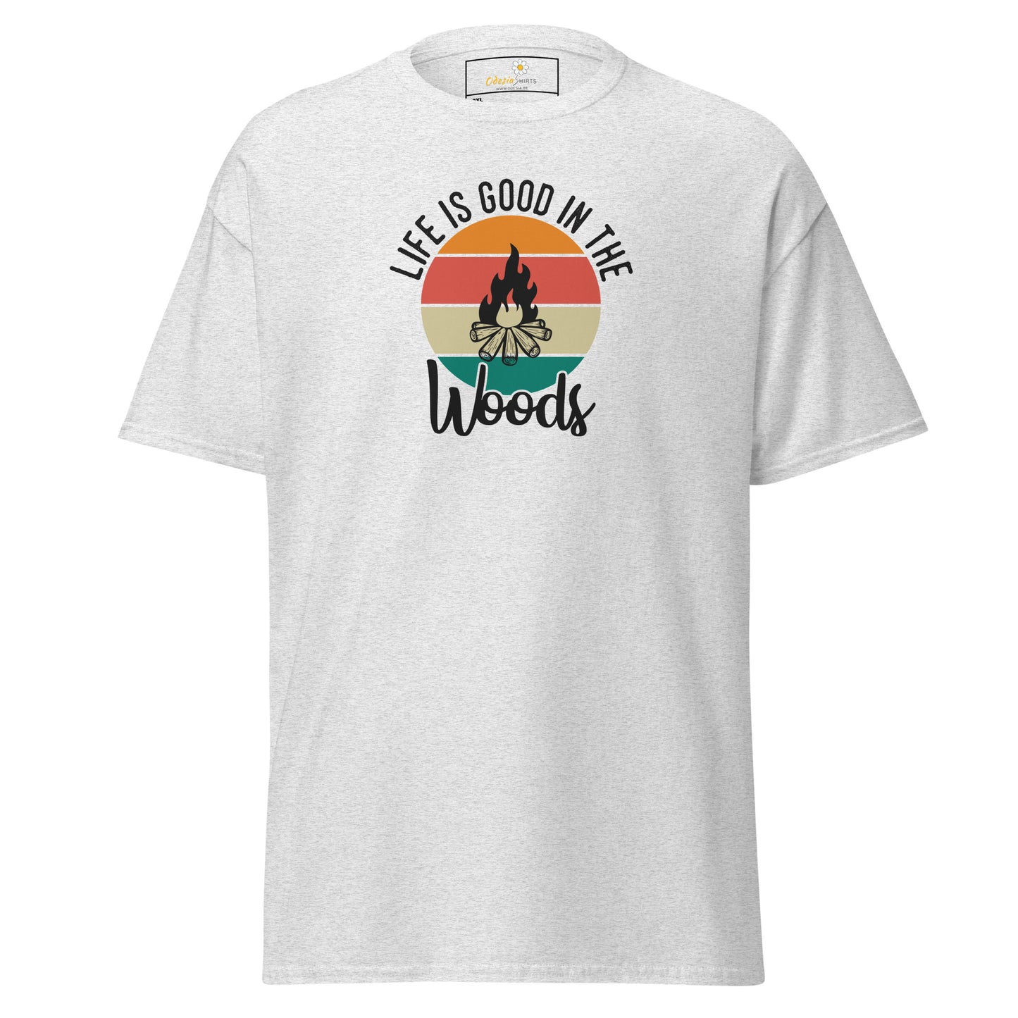 Unisex classic t-shirt - ADVENTURE LIFE IS GOOD IN THE WOODS - BIG