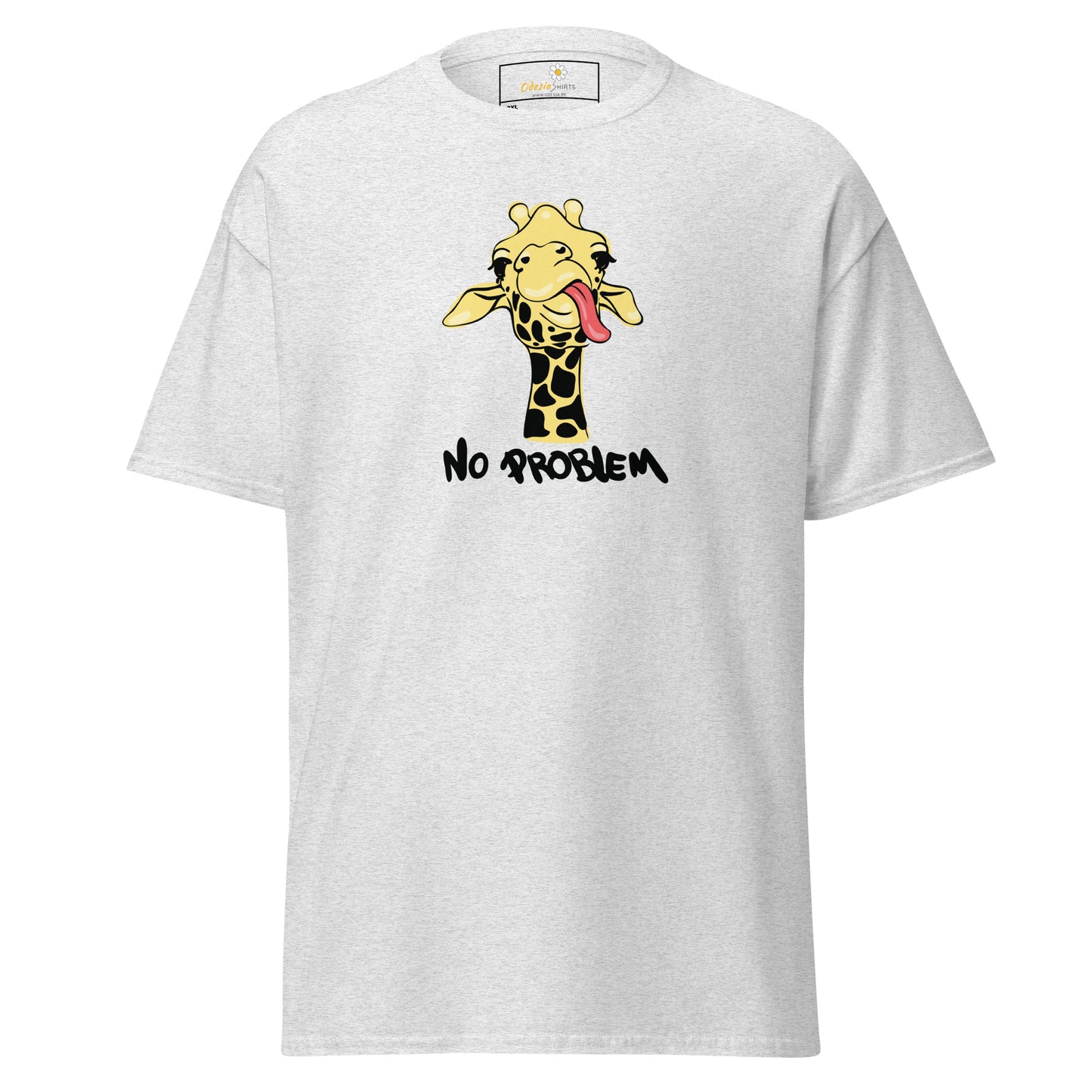 Unisex klassiek t-shirt - FUN GIRAF GEEN PROBLEEM - GROOT