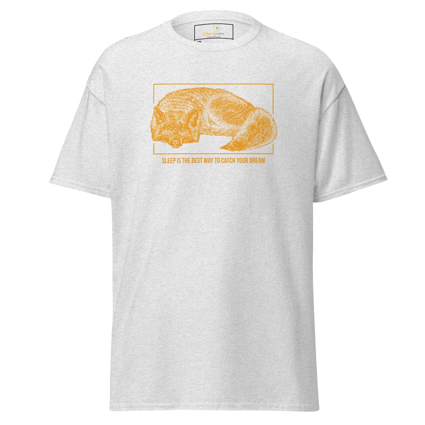 T-shirt classique unisexe - ANIMAUX RENARD DORMEZ DE LA MEILLEURE FAÇON DE RÊVER - GRAND