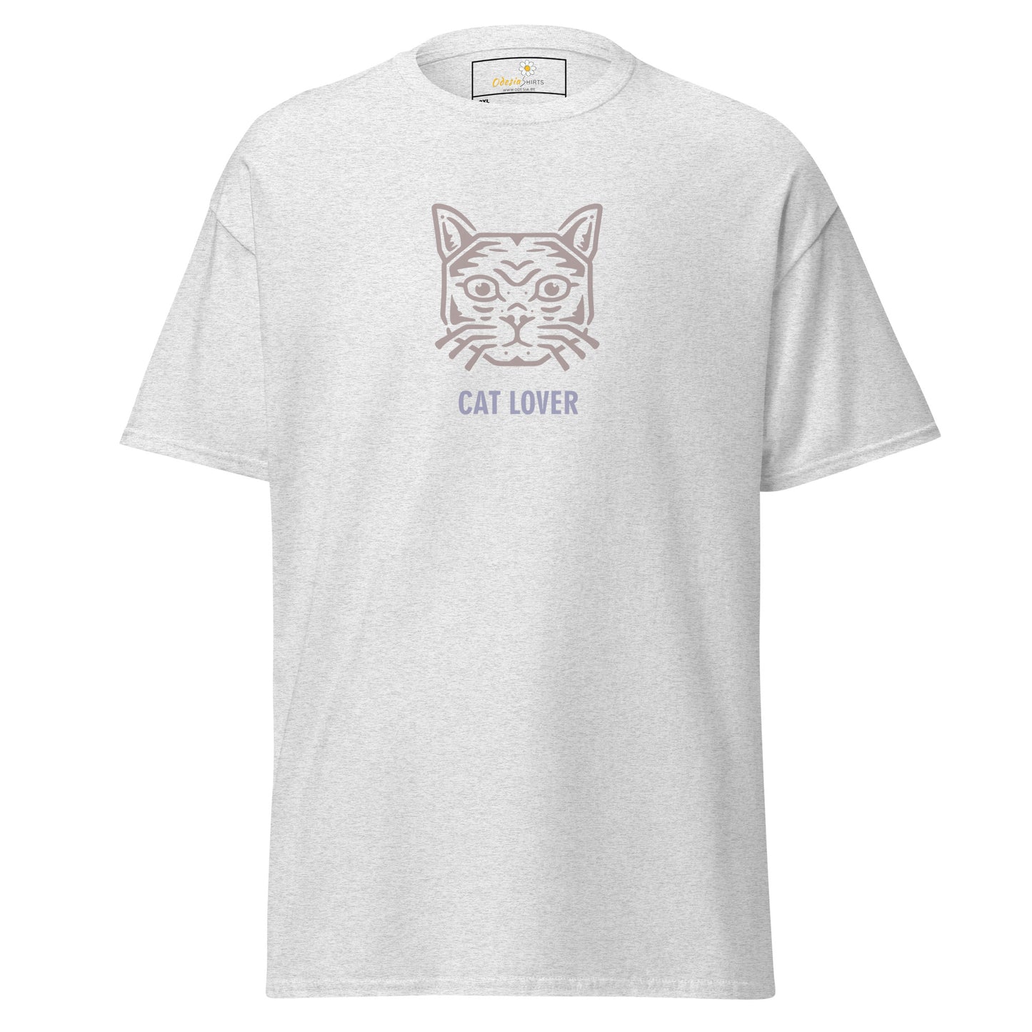 T-shirt classique unisexe - AMOUREUX DES ANIMAUX ET DES CHATS - GRAND