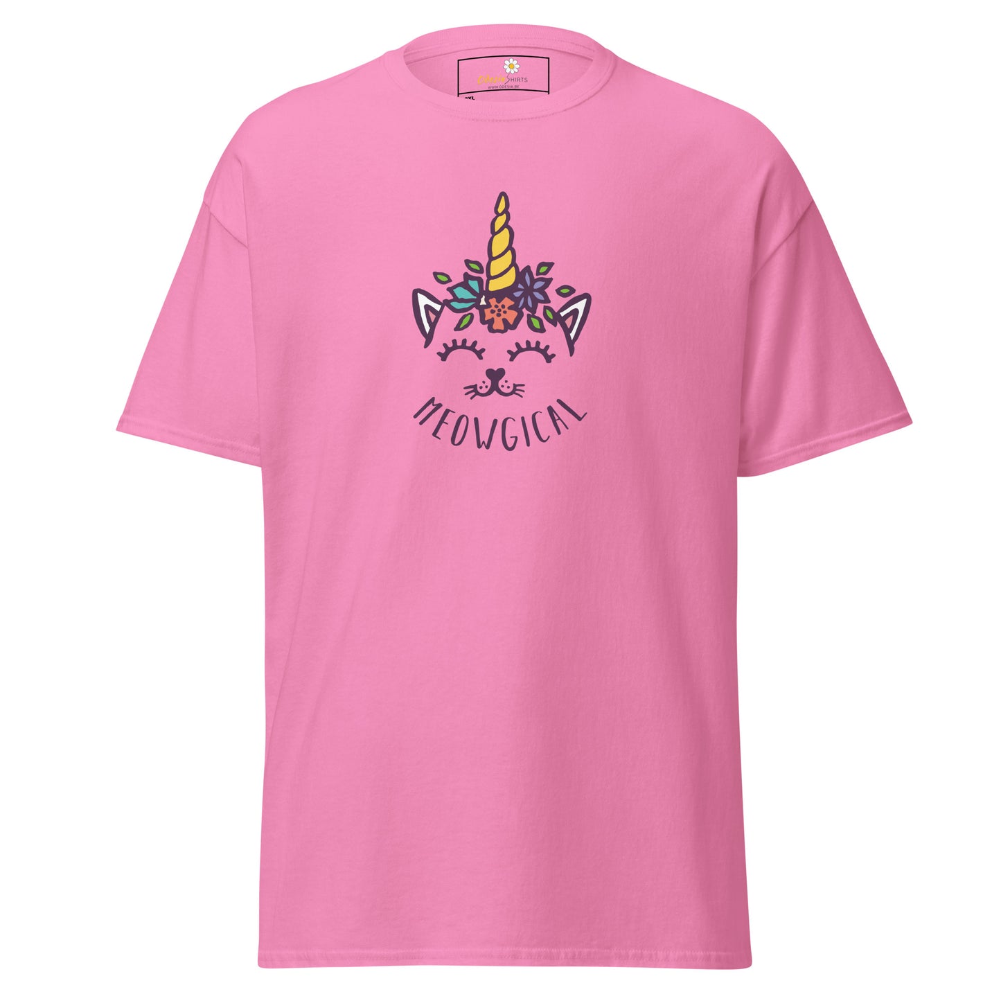 Unisex klassiek t-shirt - ANIMALS CAT MAGICAL - GROOT