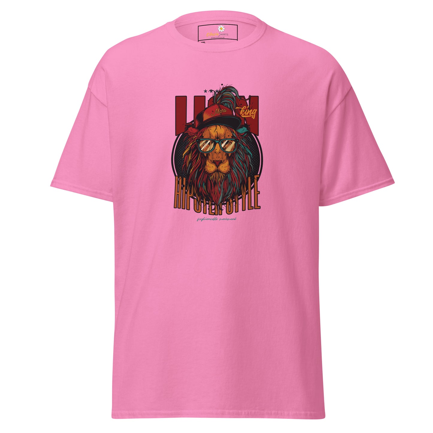 T-shirt classique unisexe - ANIMAUX LION - GRAND