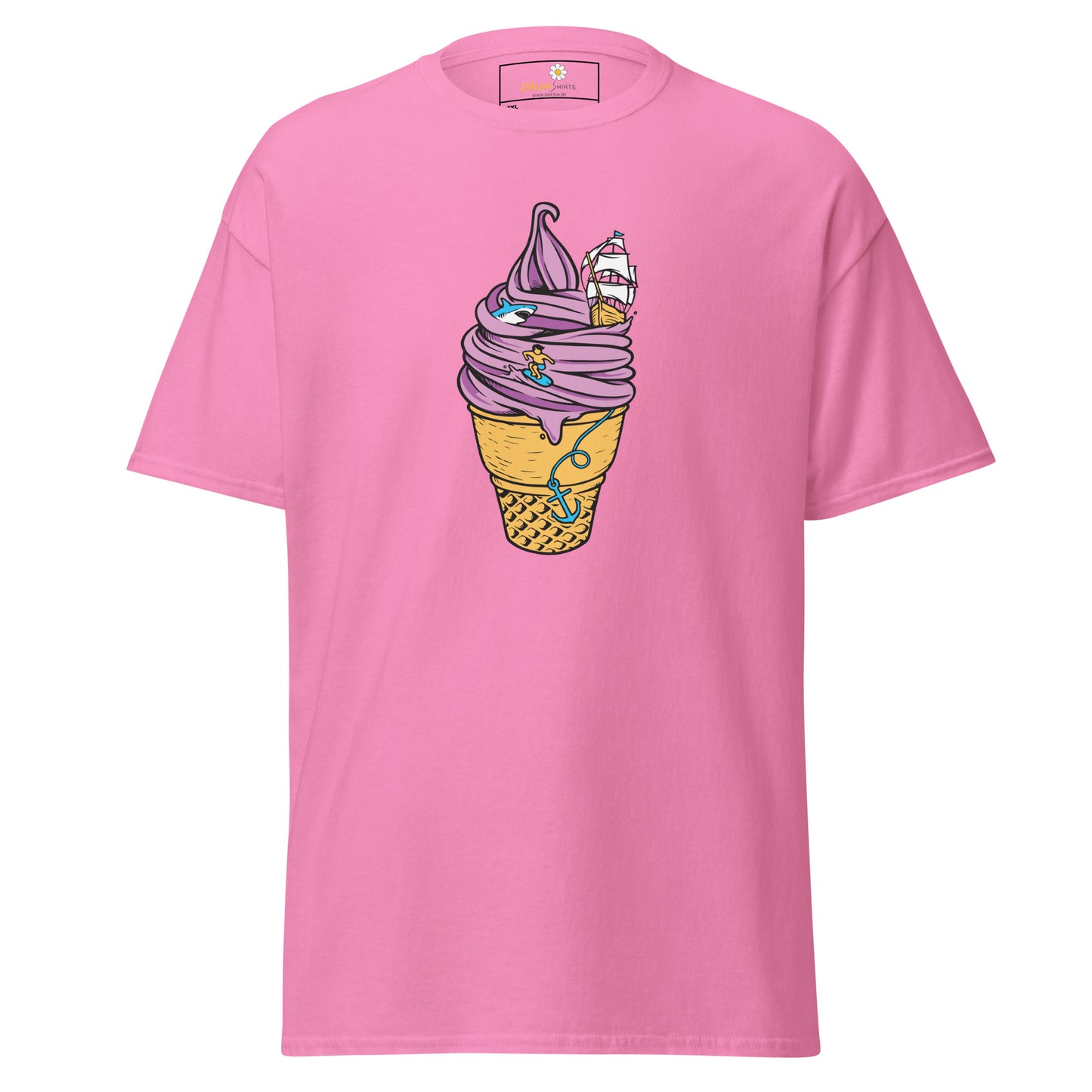 Unisex classic t-shirt - FUN SAILING ICE CREAM - BIG