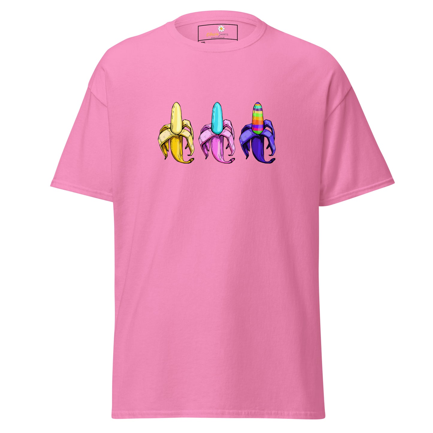 Unisex classic t-shirt - AMAZING THREE BANANAS - BIG