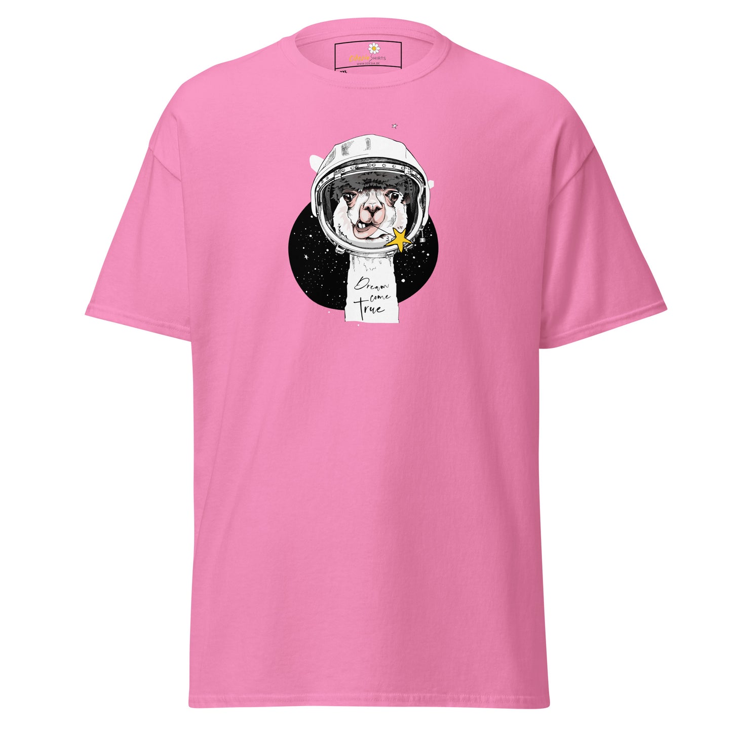 Unisex classic t-shirt - ASTRONAUT ANIMAL LAMA - BIG