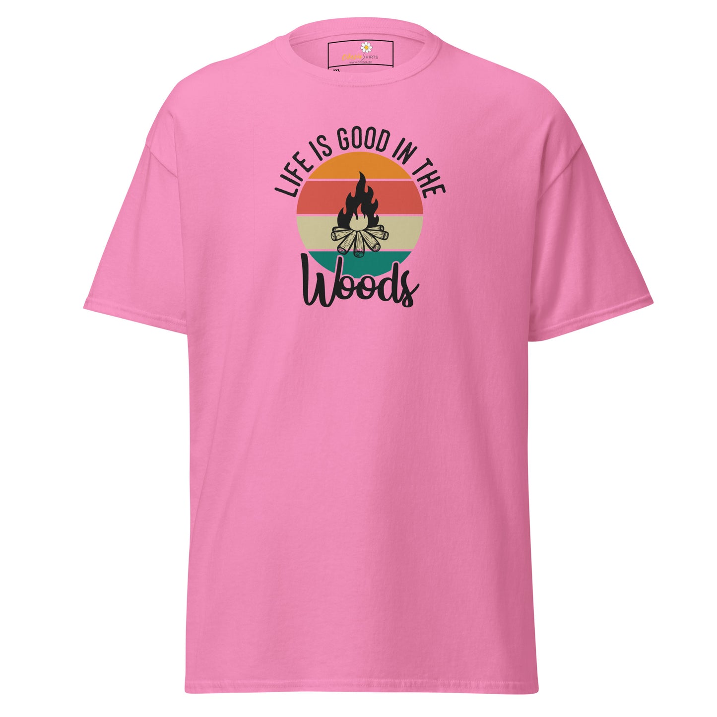Unisex classic t-shirt - ADVENTURE LIFE IS GOOD IN THE WOODS - BIG