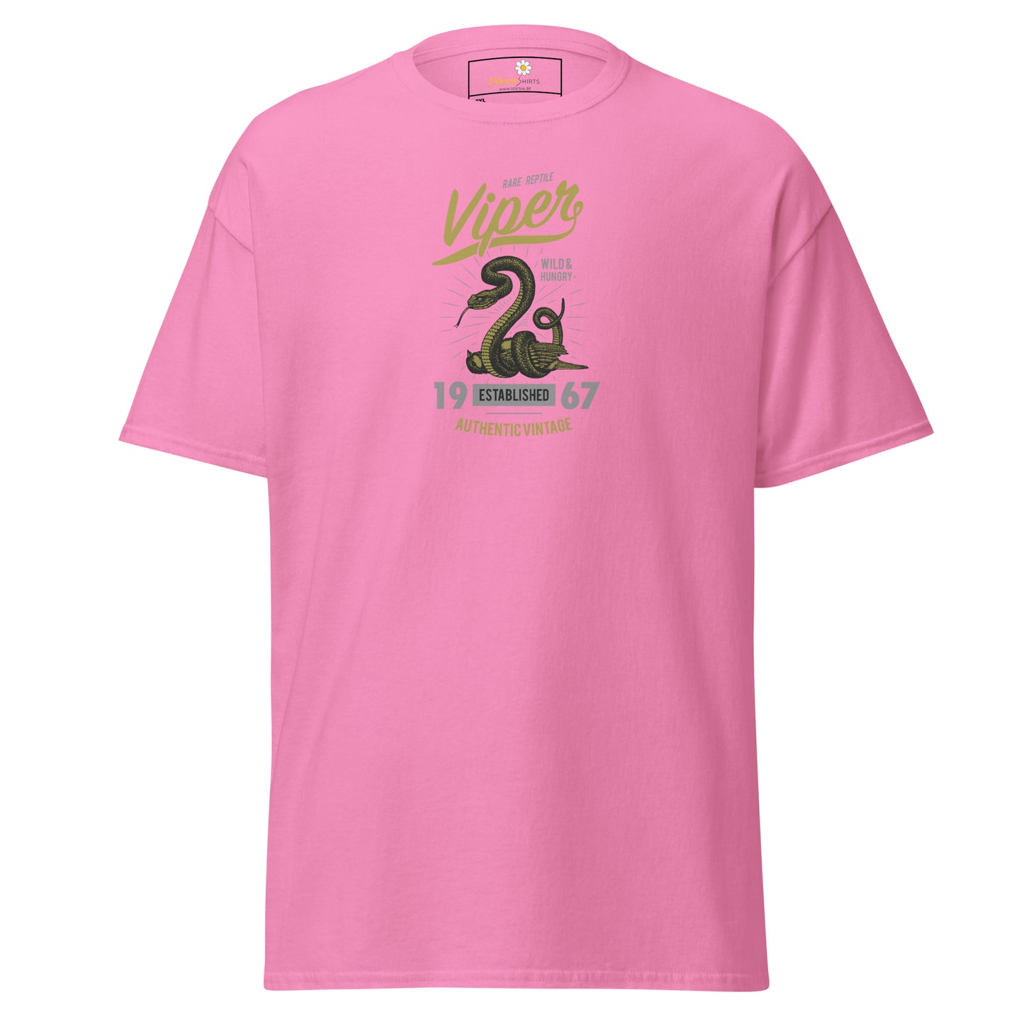 Unisex classic t-shirt - VINTAGE AUTHENTIC VIPER 1967 - BIG