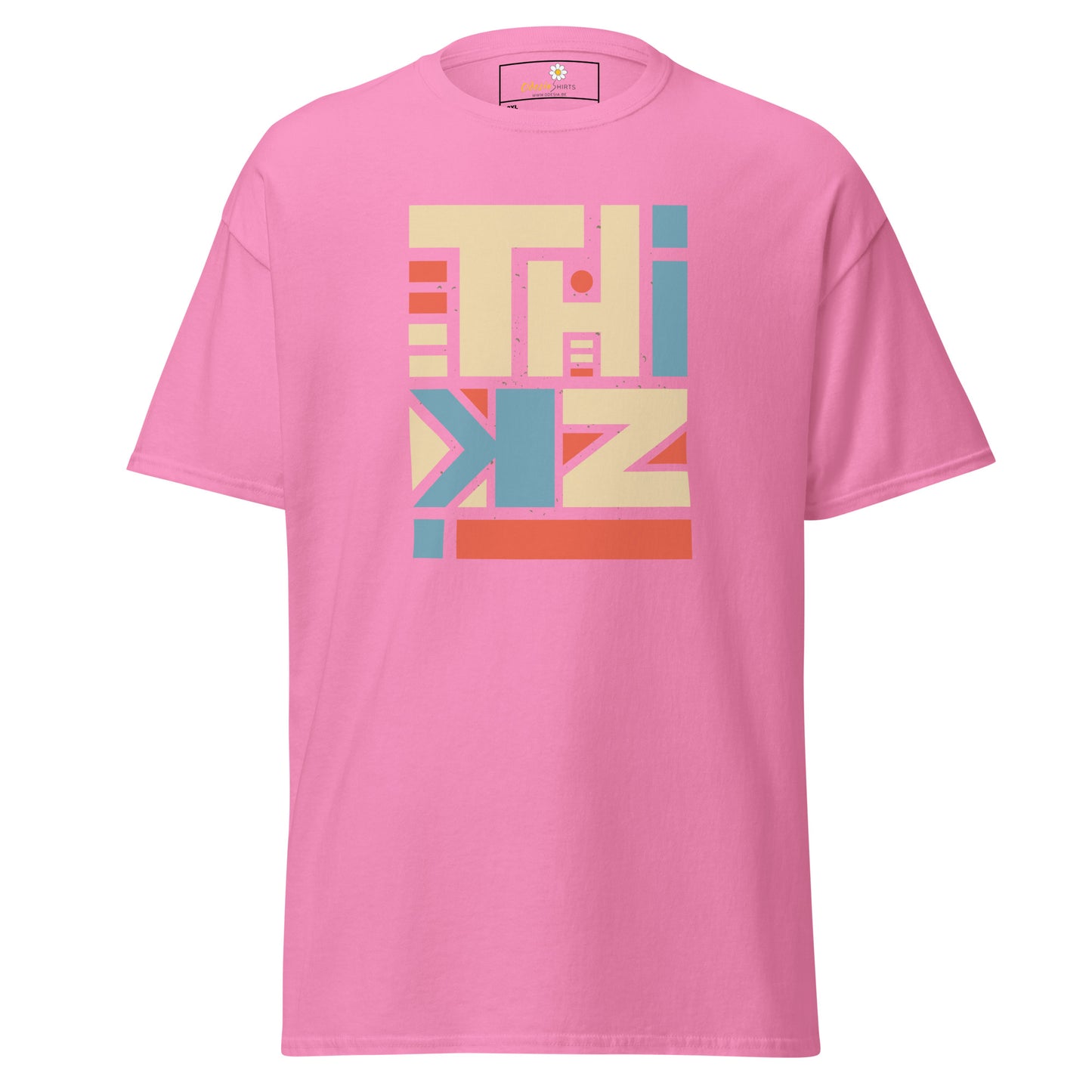 Unisex classic t-shirt - ABSTRACT TEXT THINK - BIG