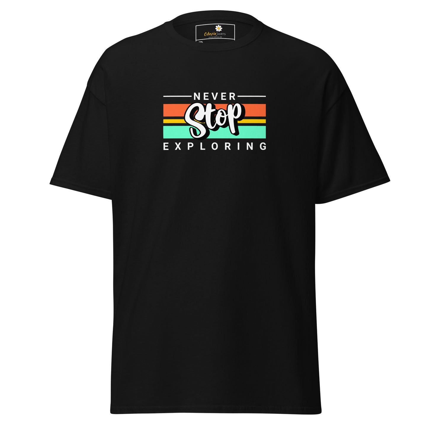 Unisex classic t-shirt - ADVENTURE NEVER STOP EXPLORING 2 - BIG