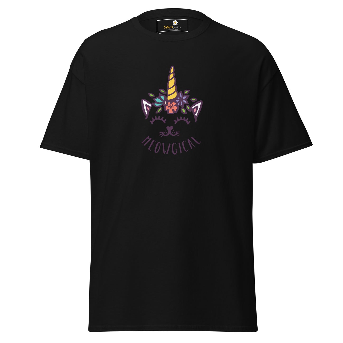 Unisex klassiek t-shirt - ANIMALS CAT MAGICAL - GROOT