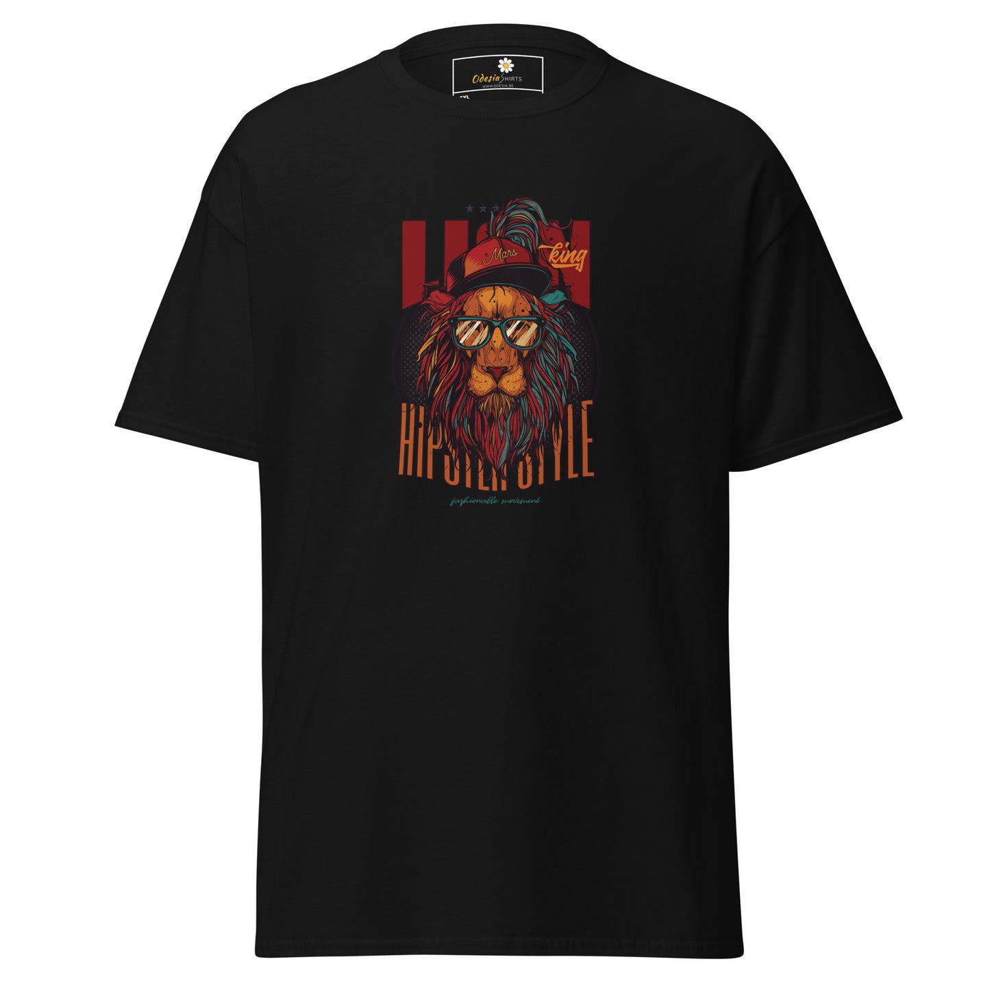 T-shirt classique unisexe - ANIMAUX LION - GRAND