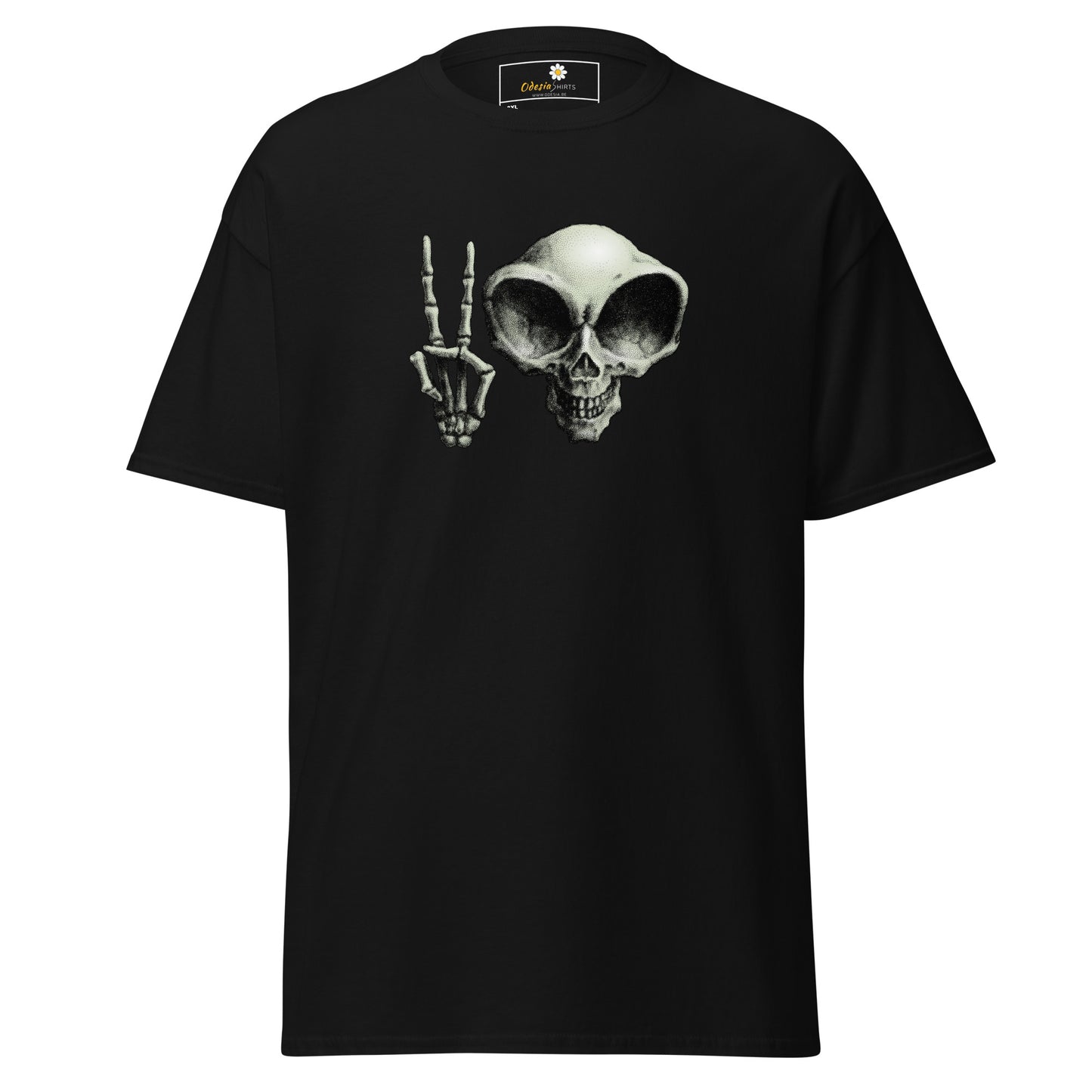 Unisex classic t-shirt - ALIEN PEACE - BIG