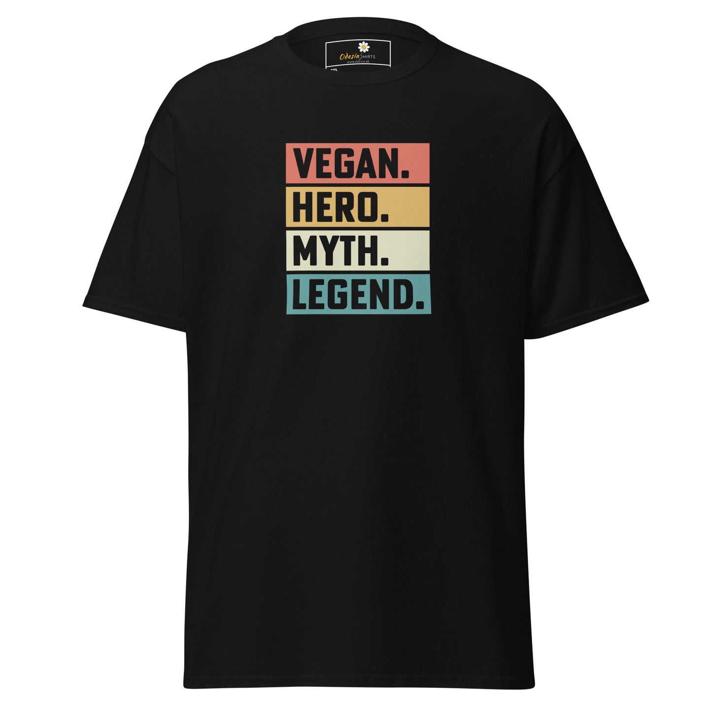 T-shirt classique unisexe - ECOVEG VEGAN HERO LEGEND - GRAND