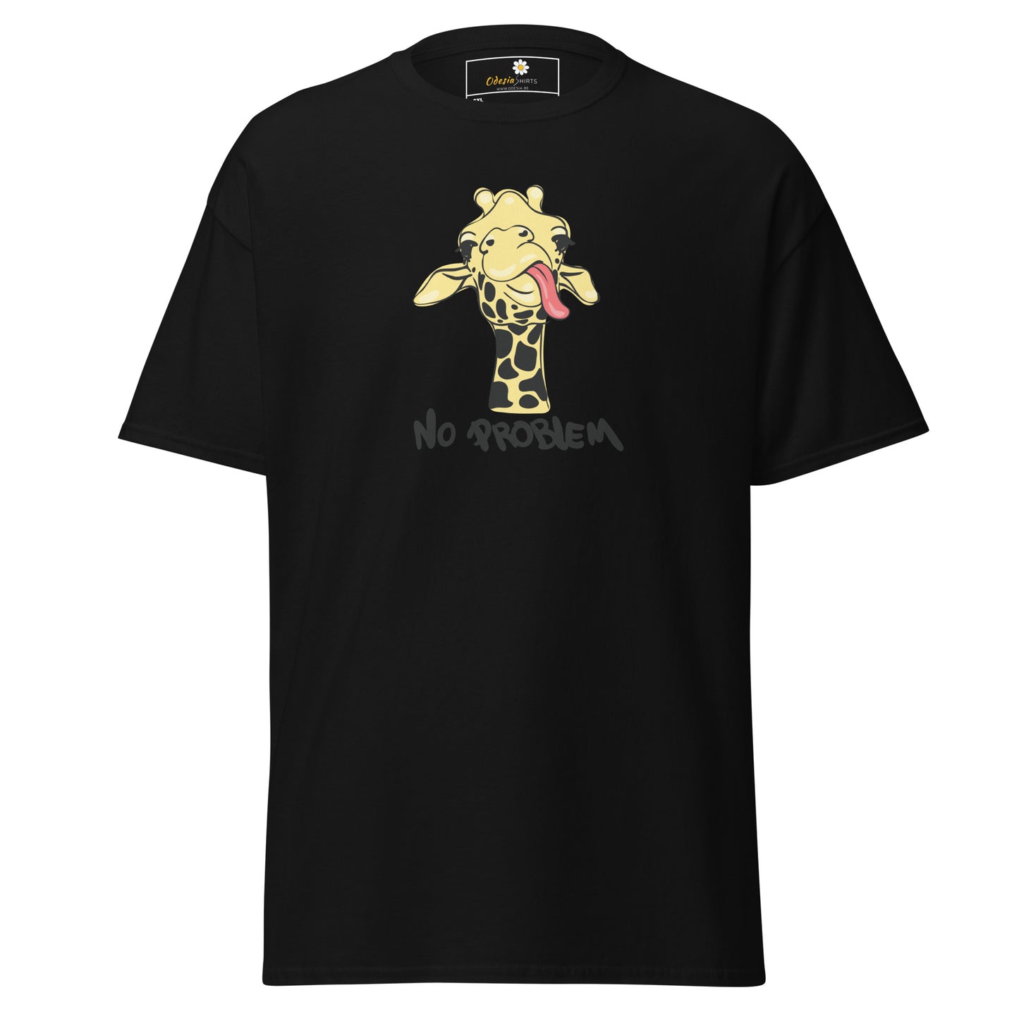 Unisex klassiek t-shirt - FUN GIRAF GEEN PROBLEEM - GROOT