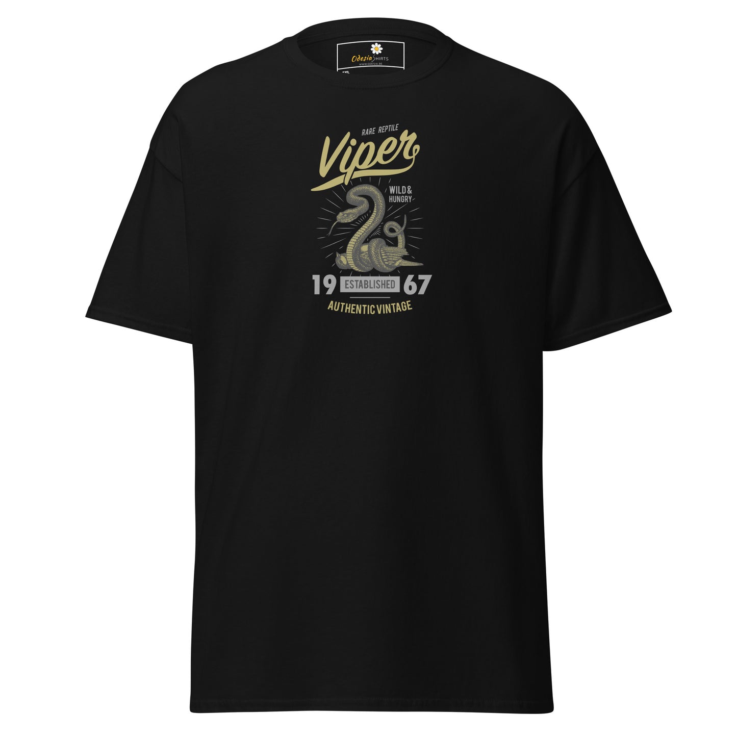 Unisex classic t-shirt - VINTAGE AUTHENTIC VIPER 1967 - BIG